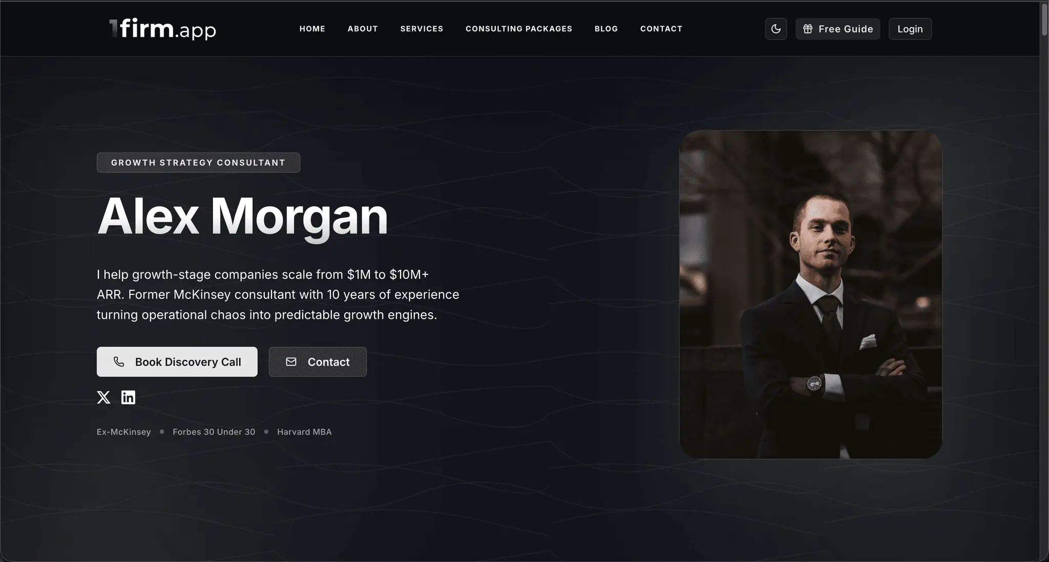 Screenshot 2 of 1firm.app