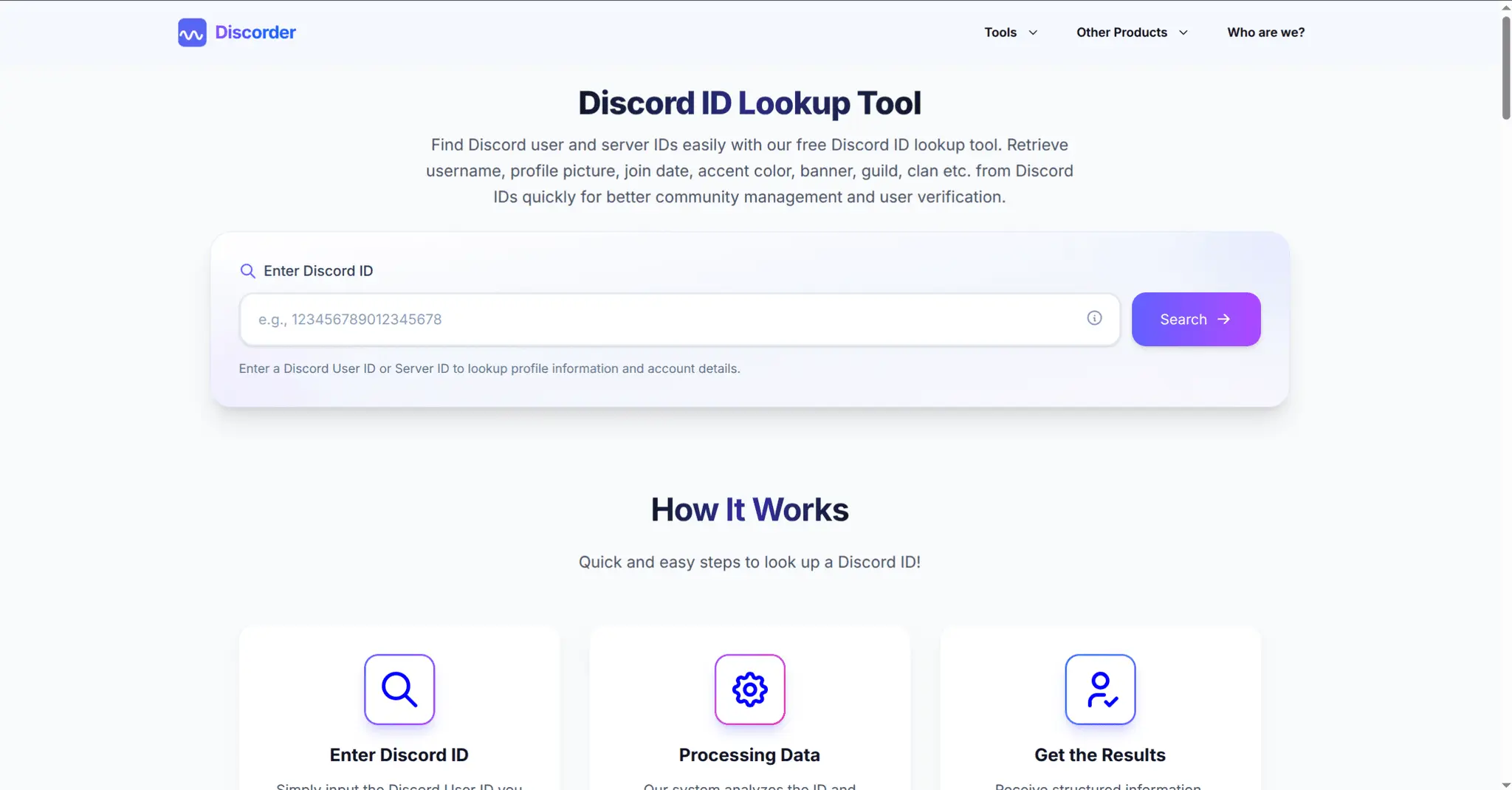 Screenshot 2 of Discord ID Lookup