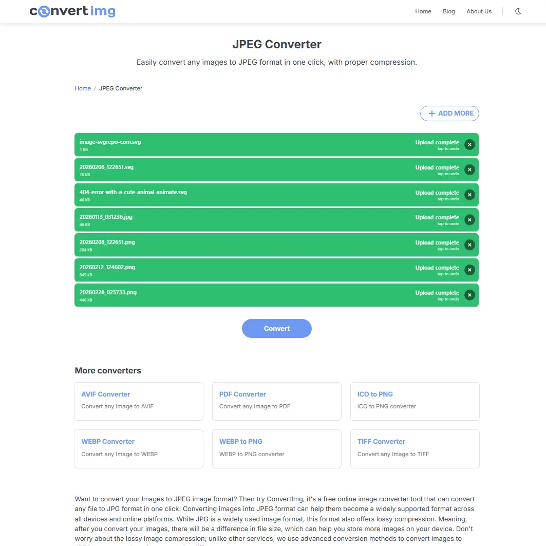 Screenshot 5 of Image Converter Online - ConvertImg