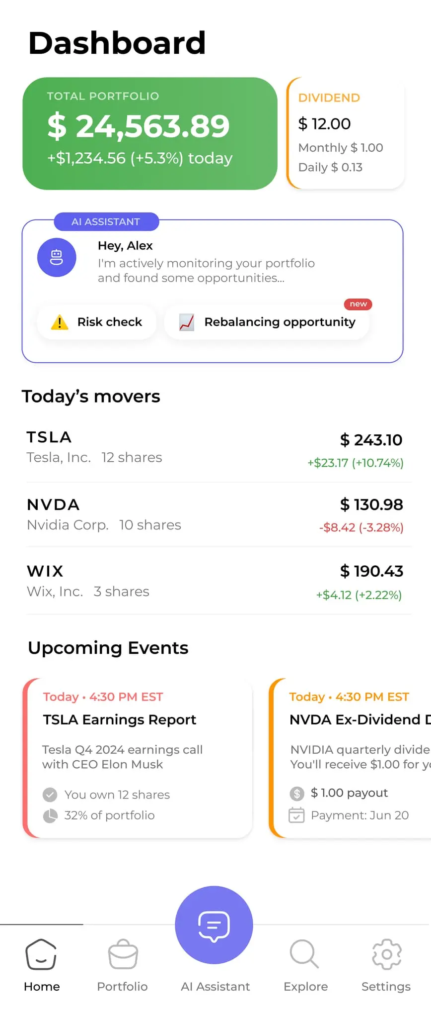 Screenshot 1 of StockAI