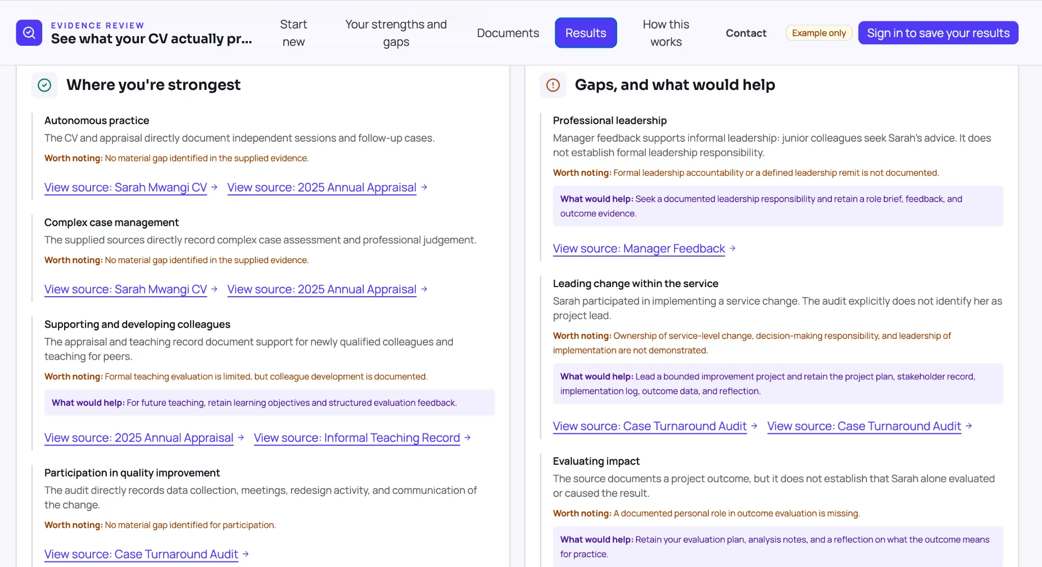Screenshot 4 of ProveMyCV