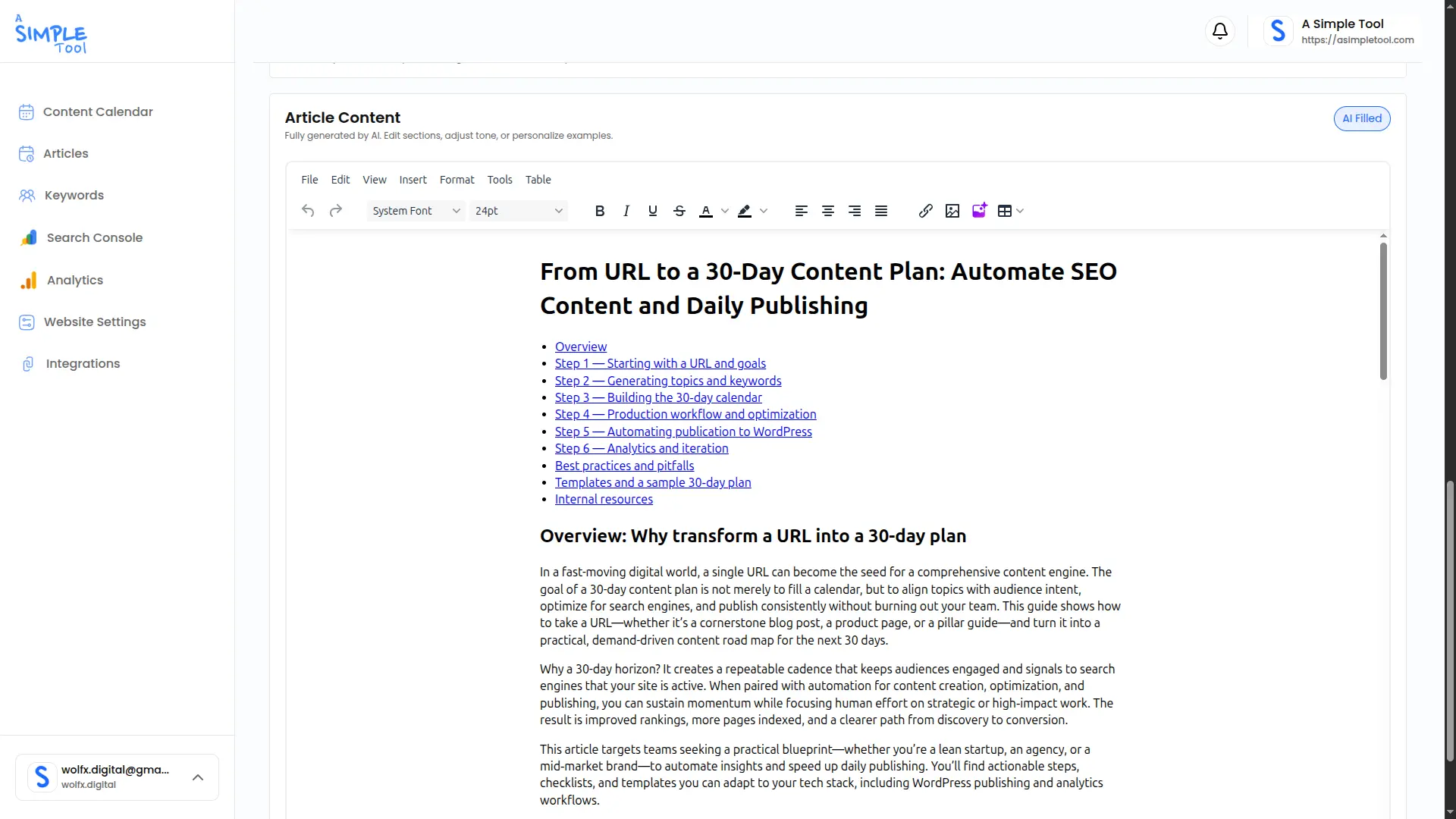 Screenshot 1 of A Simple Tool