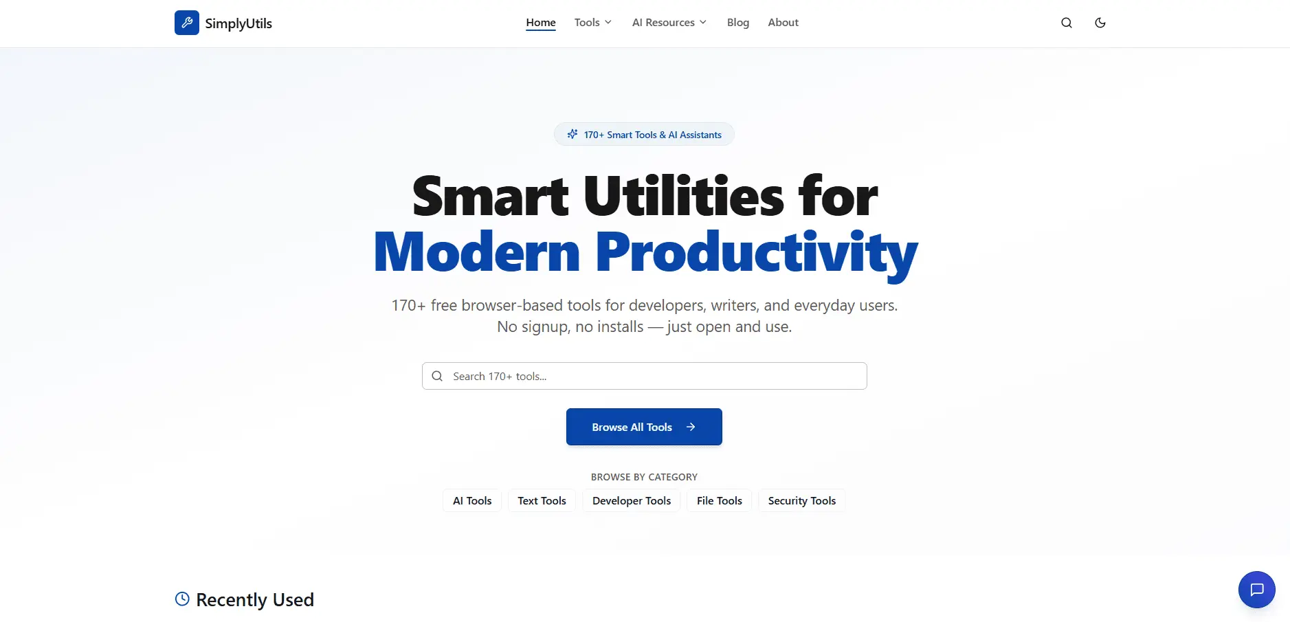 Screenshot 1 of SimplyUtils