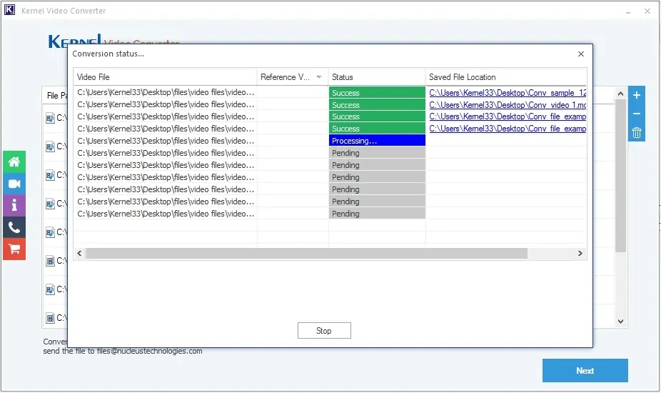 Screenshot 6 of Kernel Video Converter