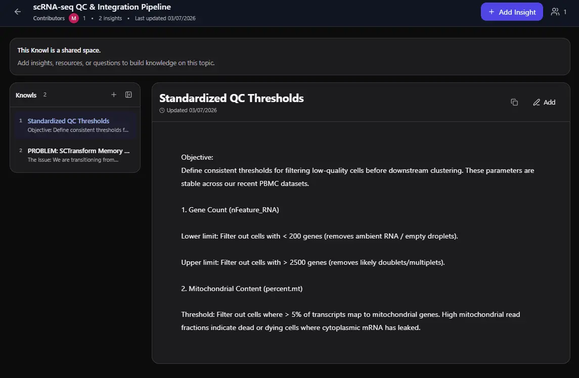Screenshot 4 of SciCollab
