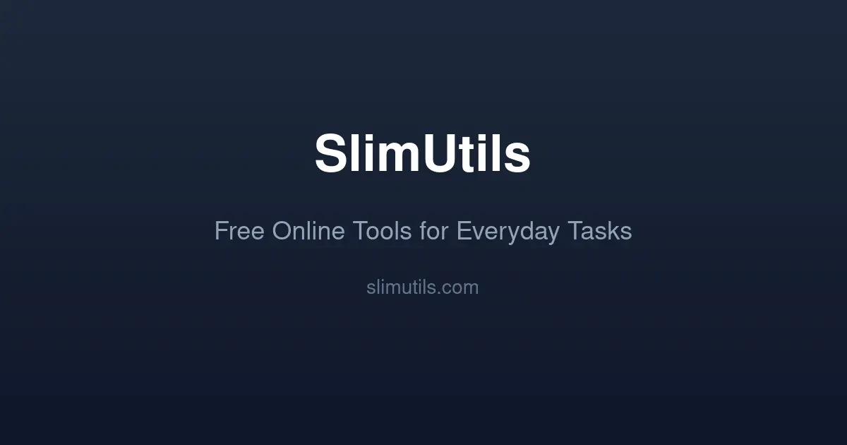Screenshot 1 of SlimUtils