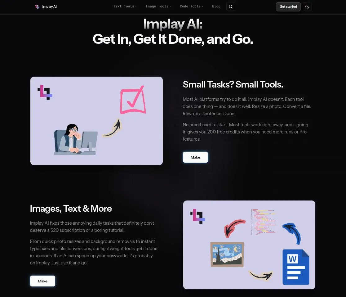 Screenshot 2 of Implay AI