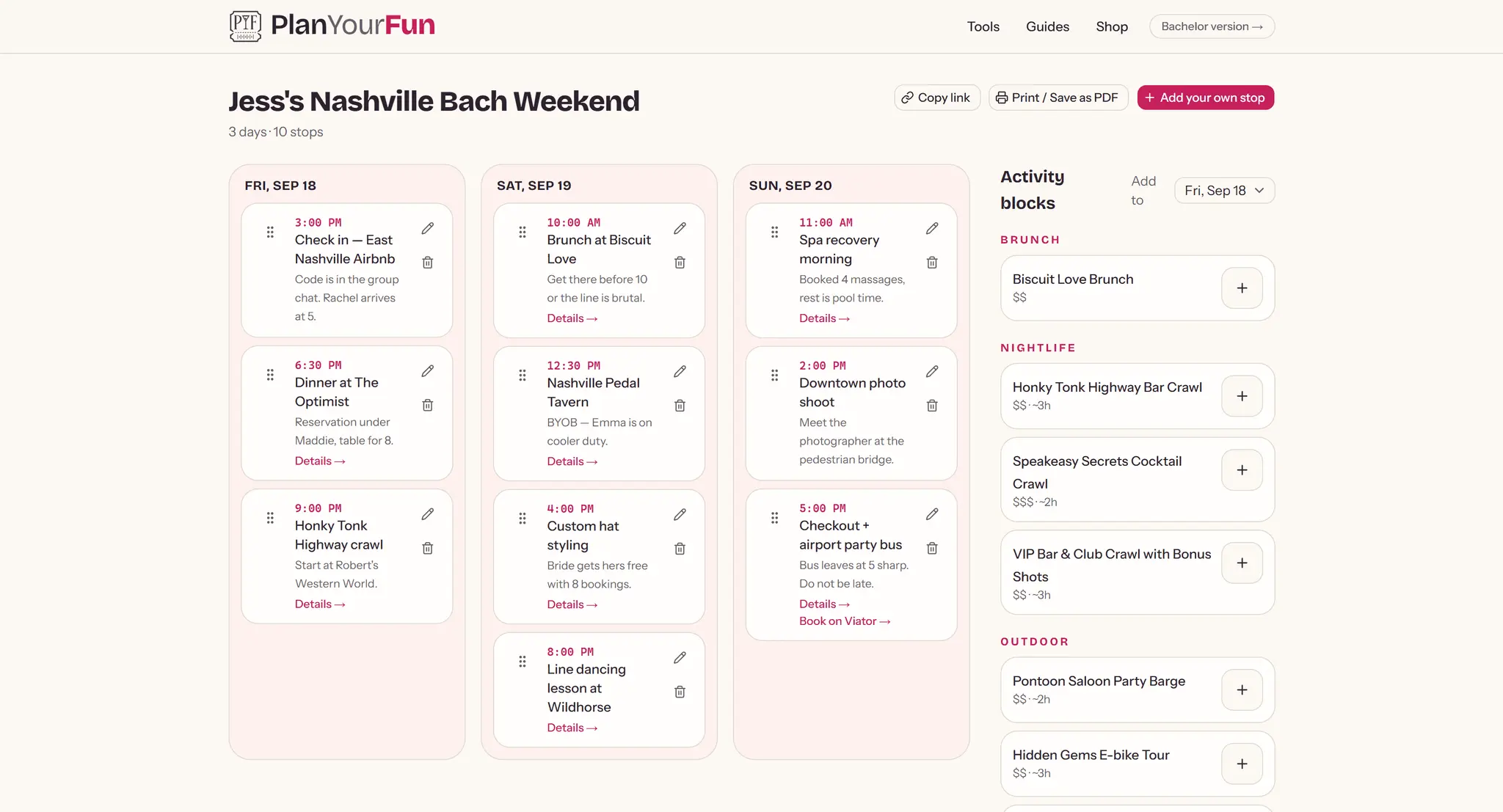 Screenshot 4 of PlanYourFun