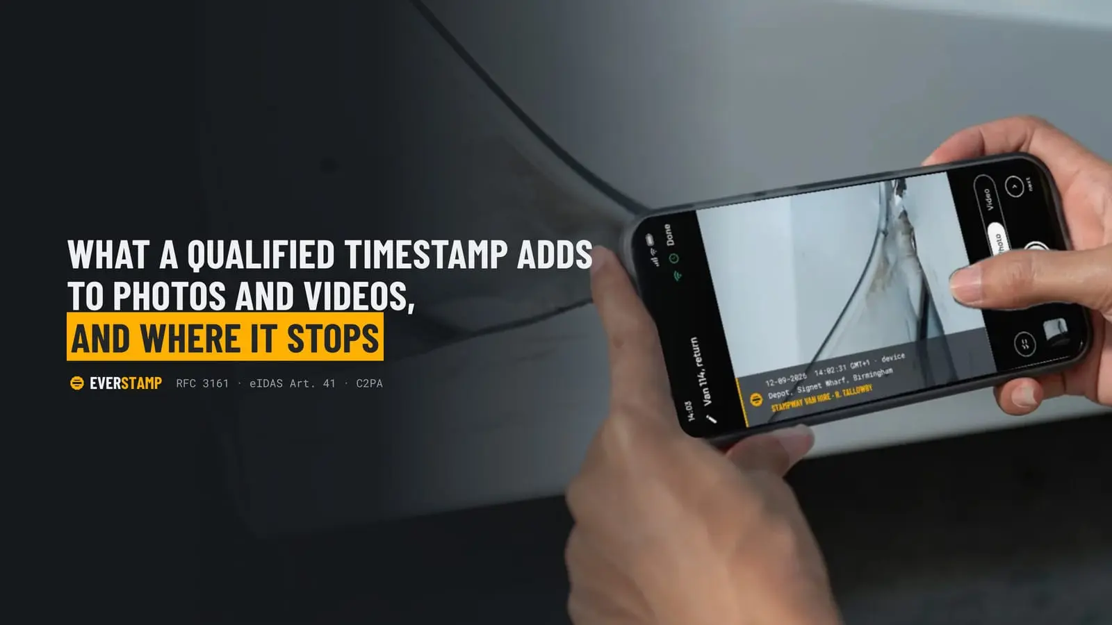 Cover image for What a qualified timestamp adds to photos and videos, and where it stops