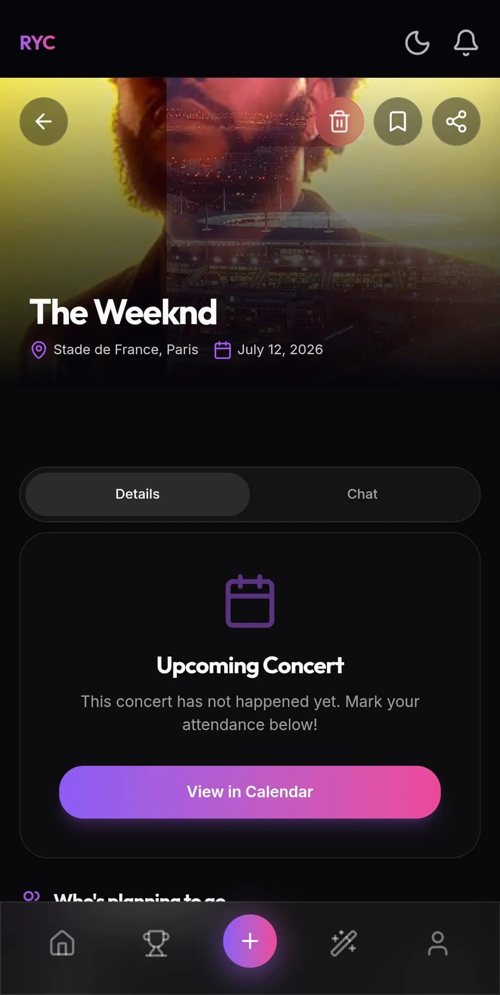 Screenshot 2 of Rate Your Concert