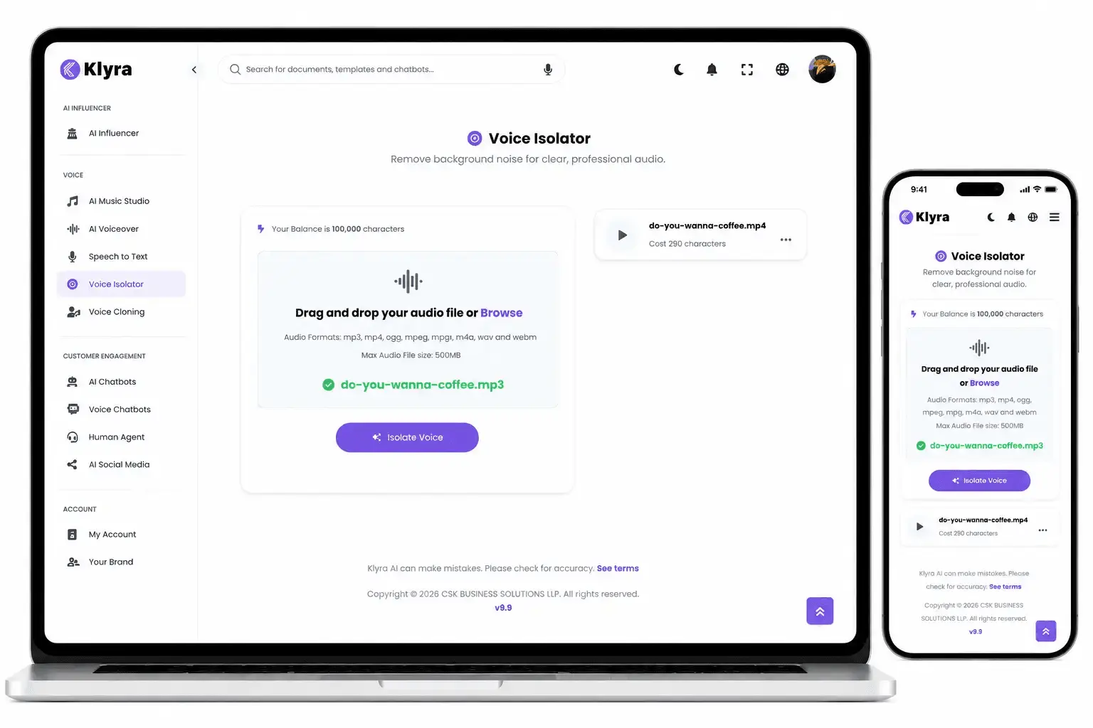 Screenshot 8 of Klyra AI
