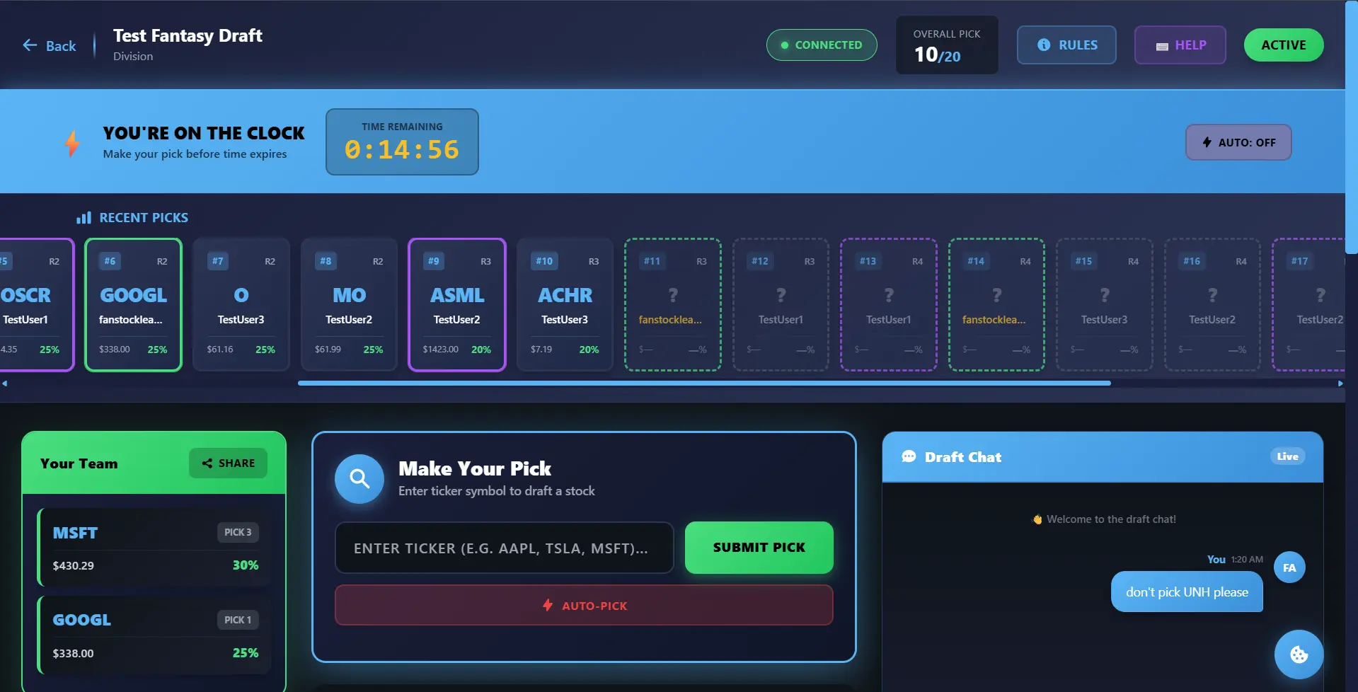 Screenshot 4 of Fantasy Stock League