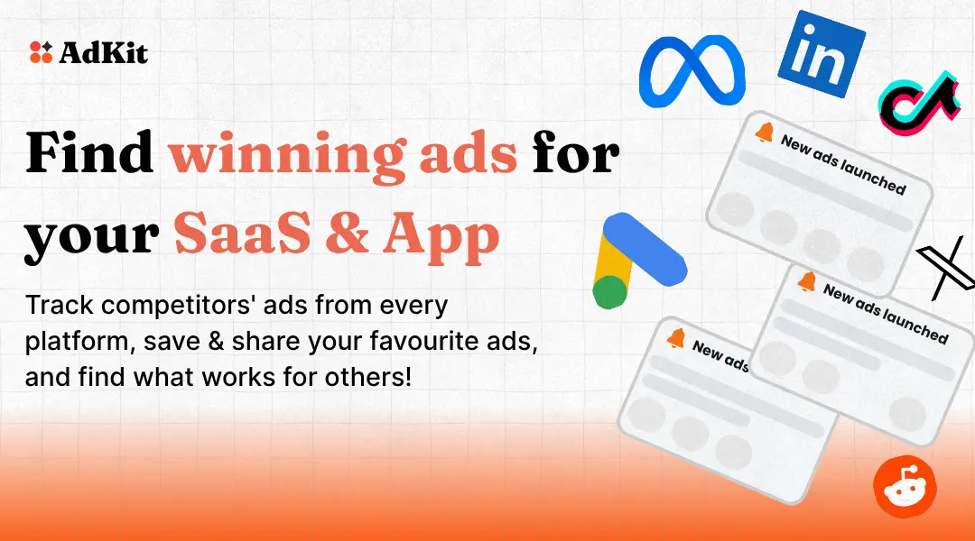 Screenshot 1 of AdKit - The Ad Library for SaaS & Mobile