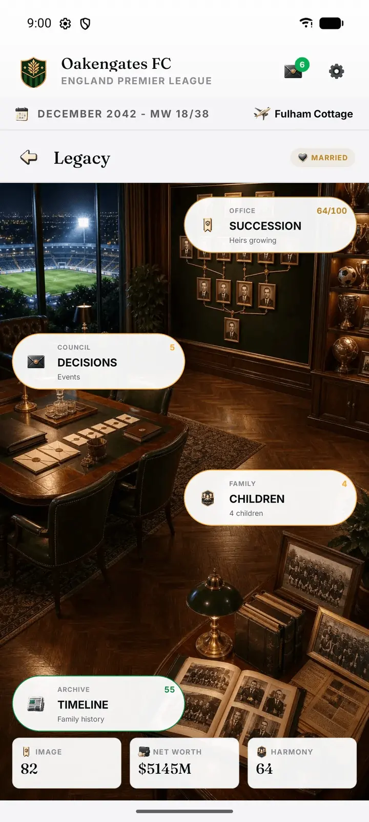 Screenshot 1 of HomeTown FC