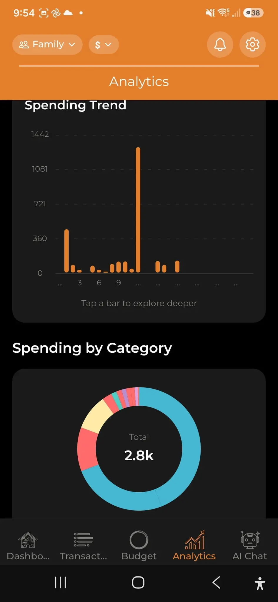 Screenshot 4 of AI Budget Assistant