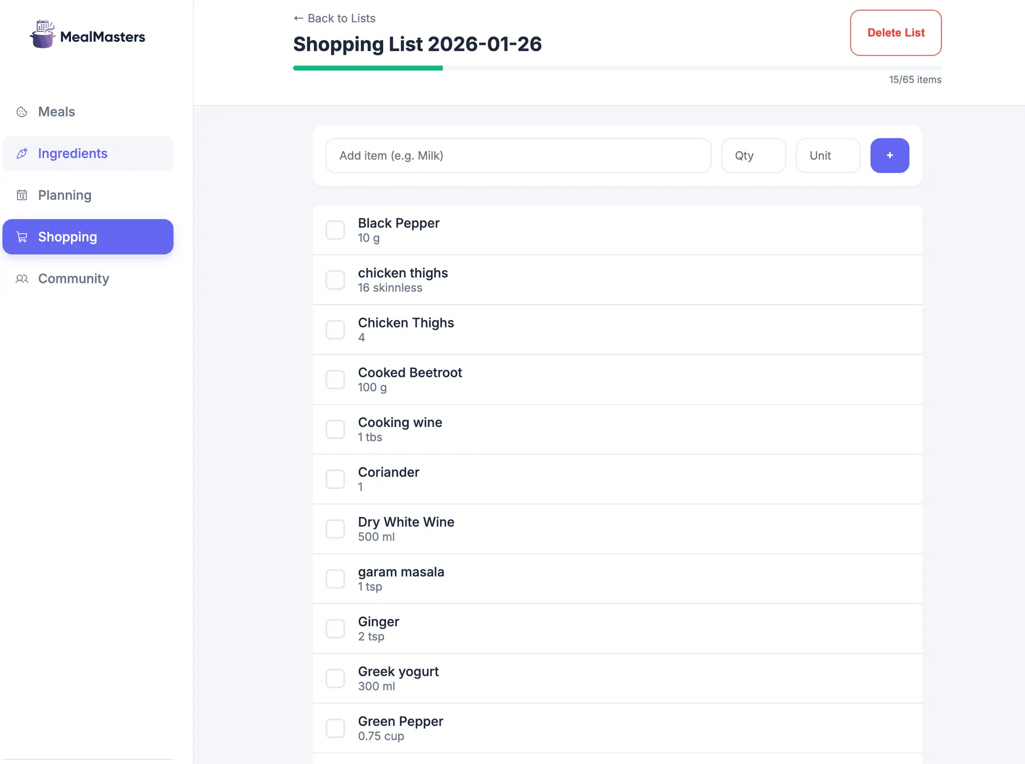 Screenshot 2 of MealMasters