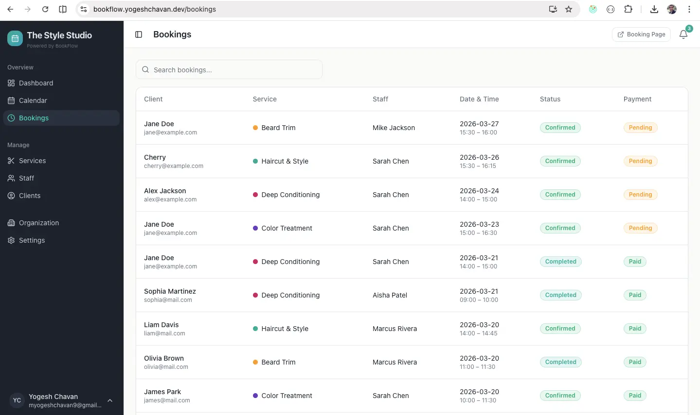 Screenshot 3 of A Multi-vendor Appointment Booking App