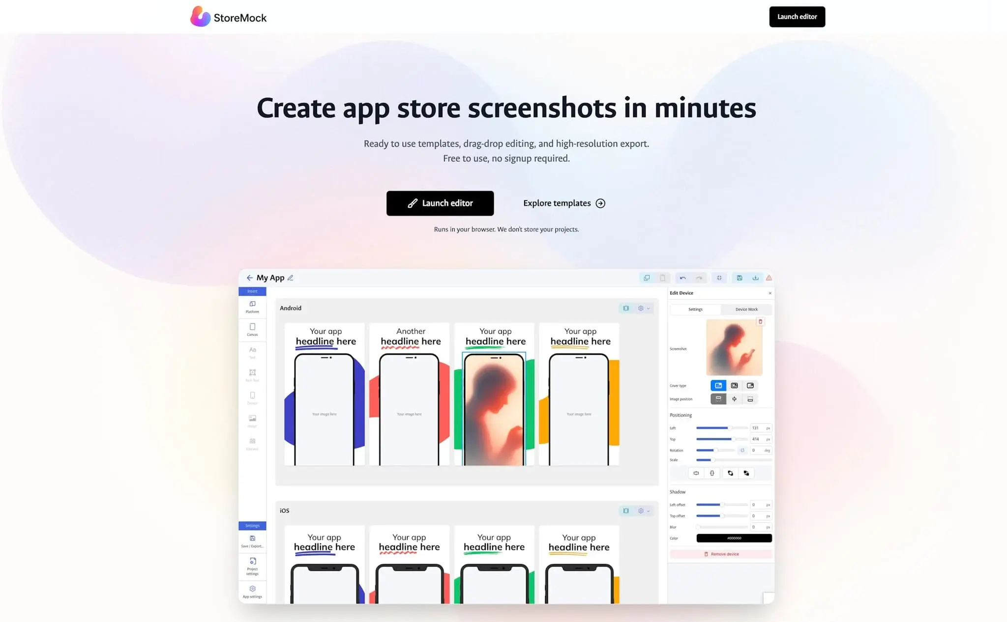 Screenshot 1 of StoreMock