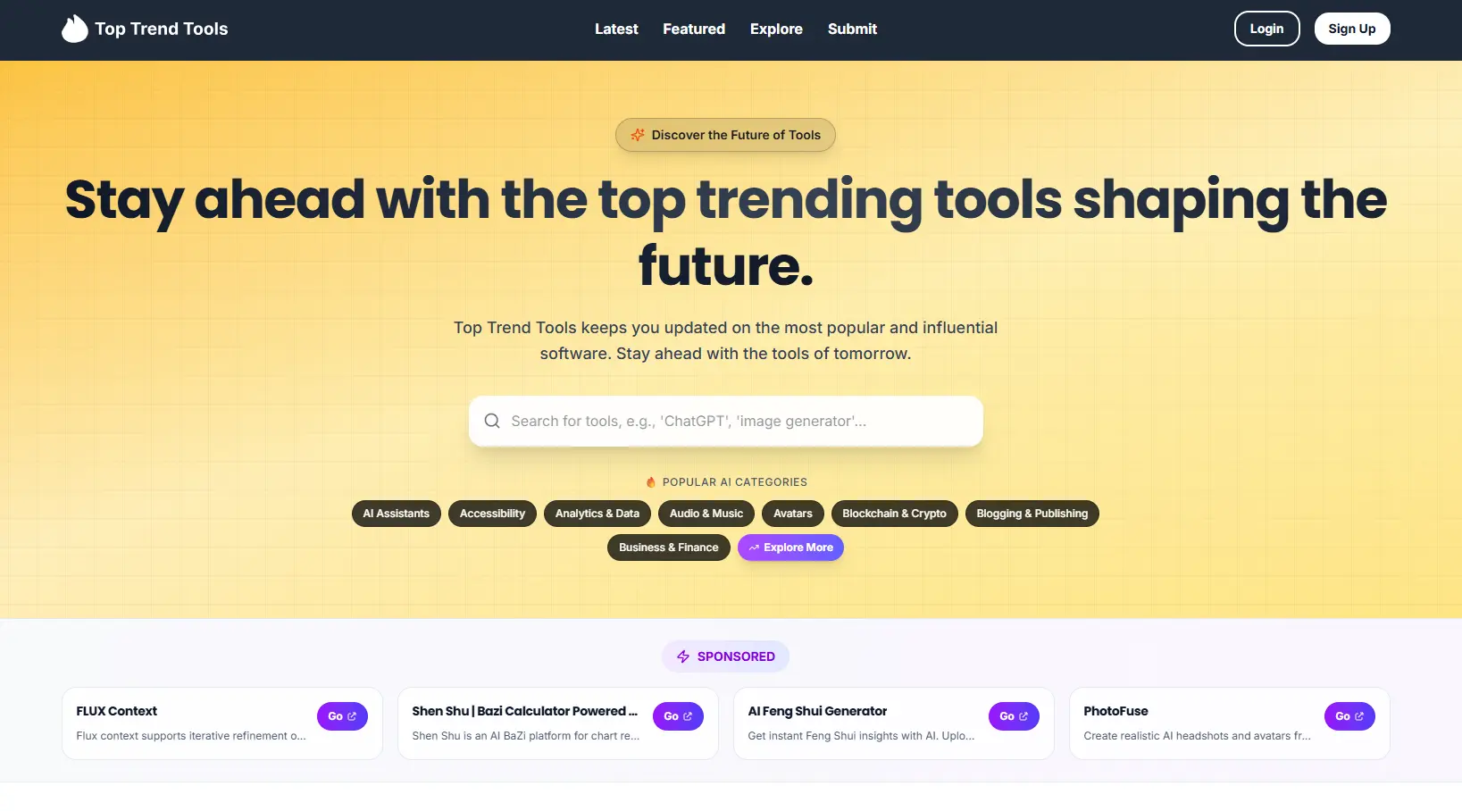 Screenshot 1 of Top Trend Tools