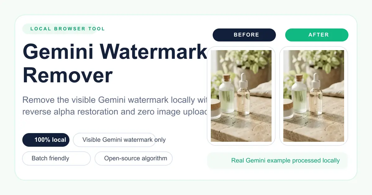 Screenshot 1 of Gemini Watermark Remover