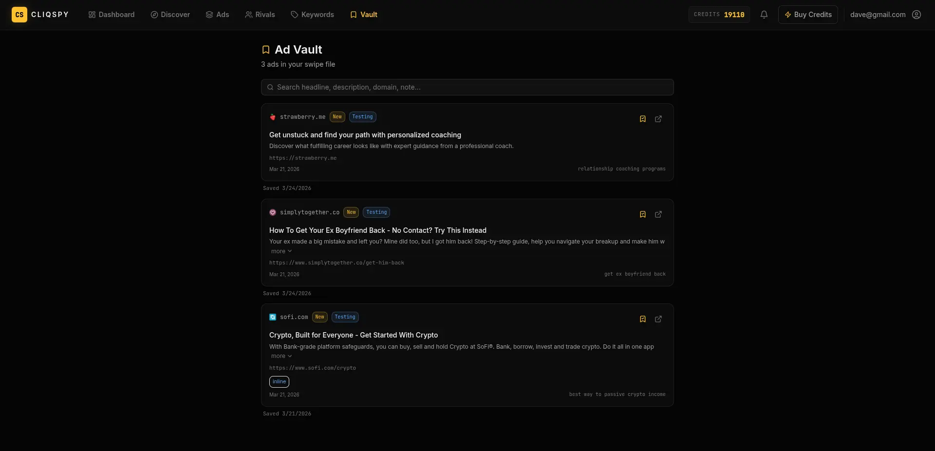 Screenshot 6 of CliqSpy