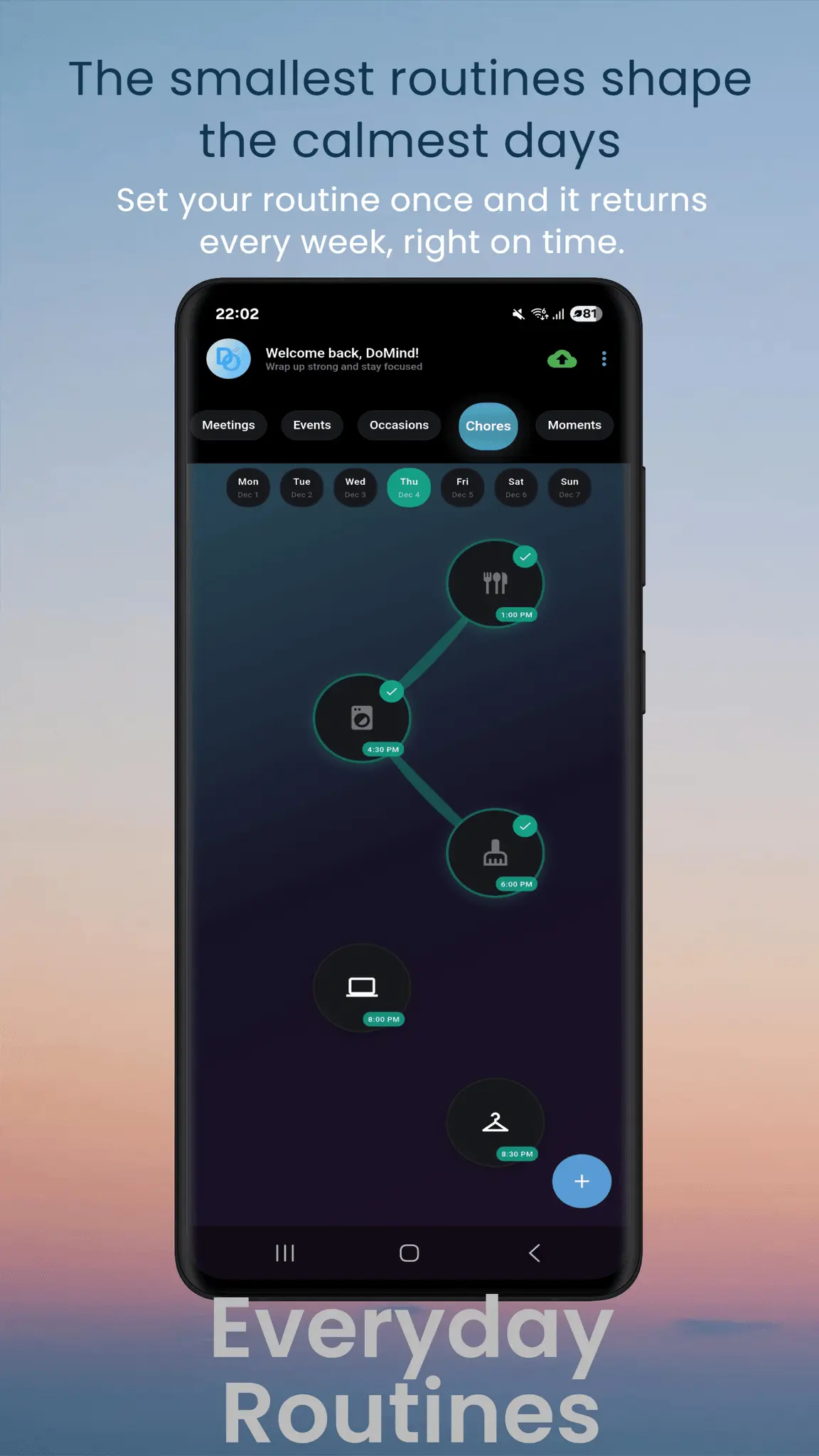 Screenshot 2 of DoMind: Visual Planner & Tasks