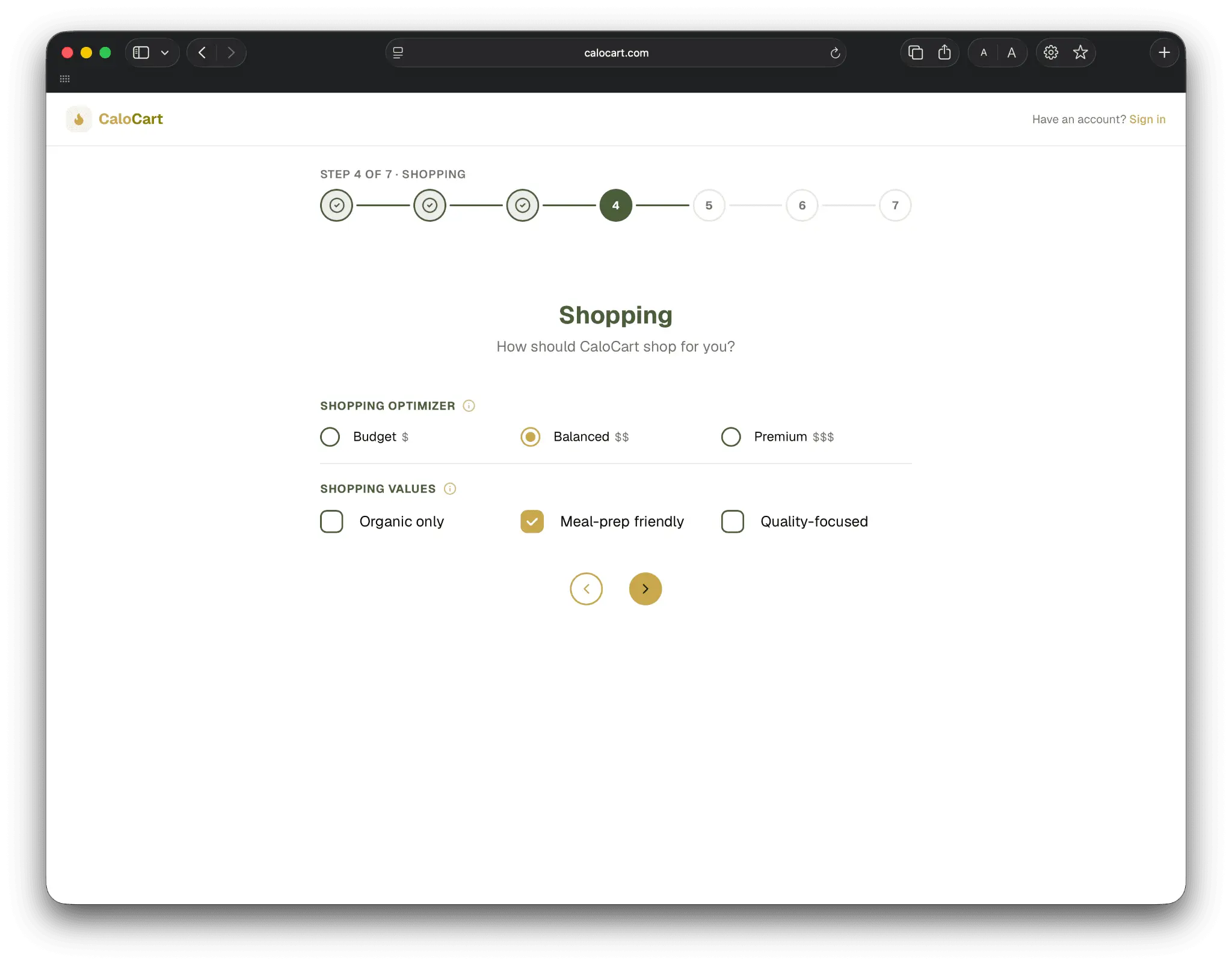 Screenshot 5 of CaloCart