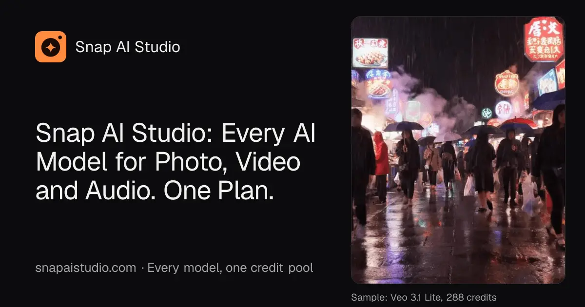 Screenshot 1 of Snap AI Studio