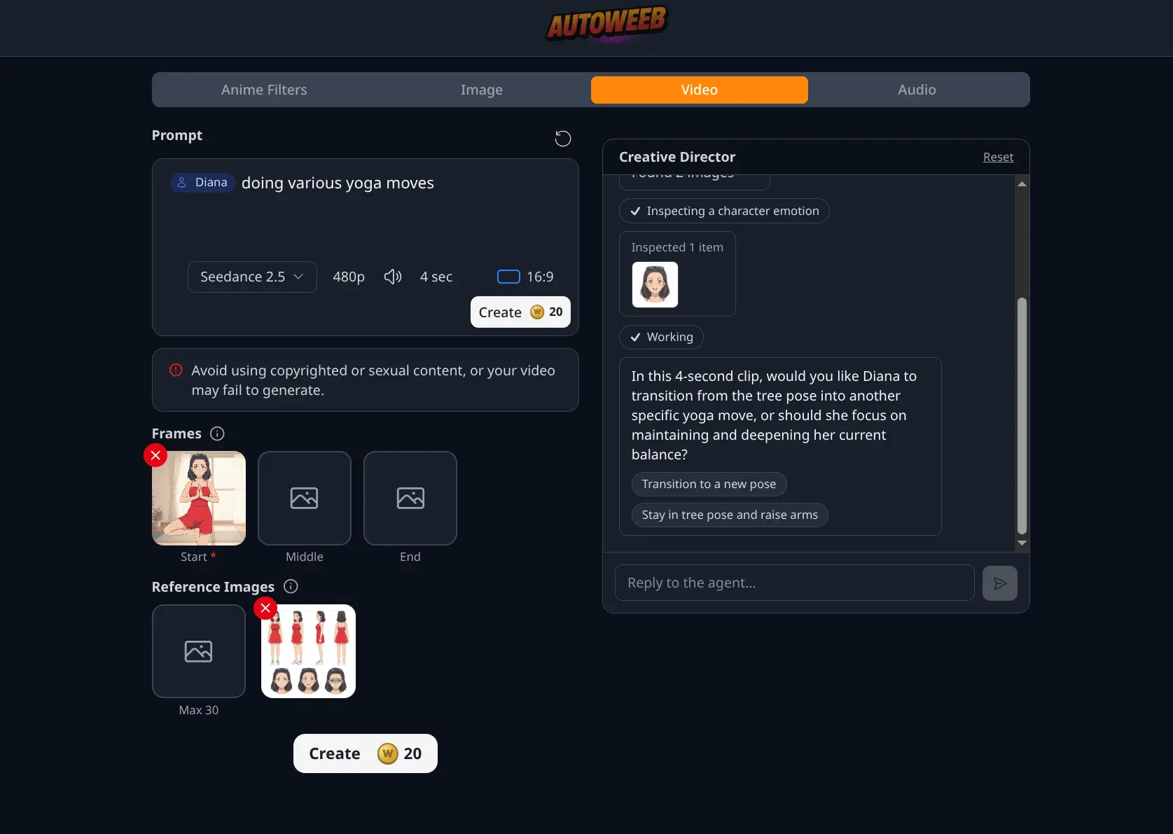 Screenshot 4 of AutoWeeb — AI Anime Production Software
