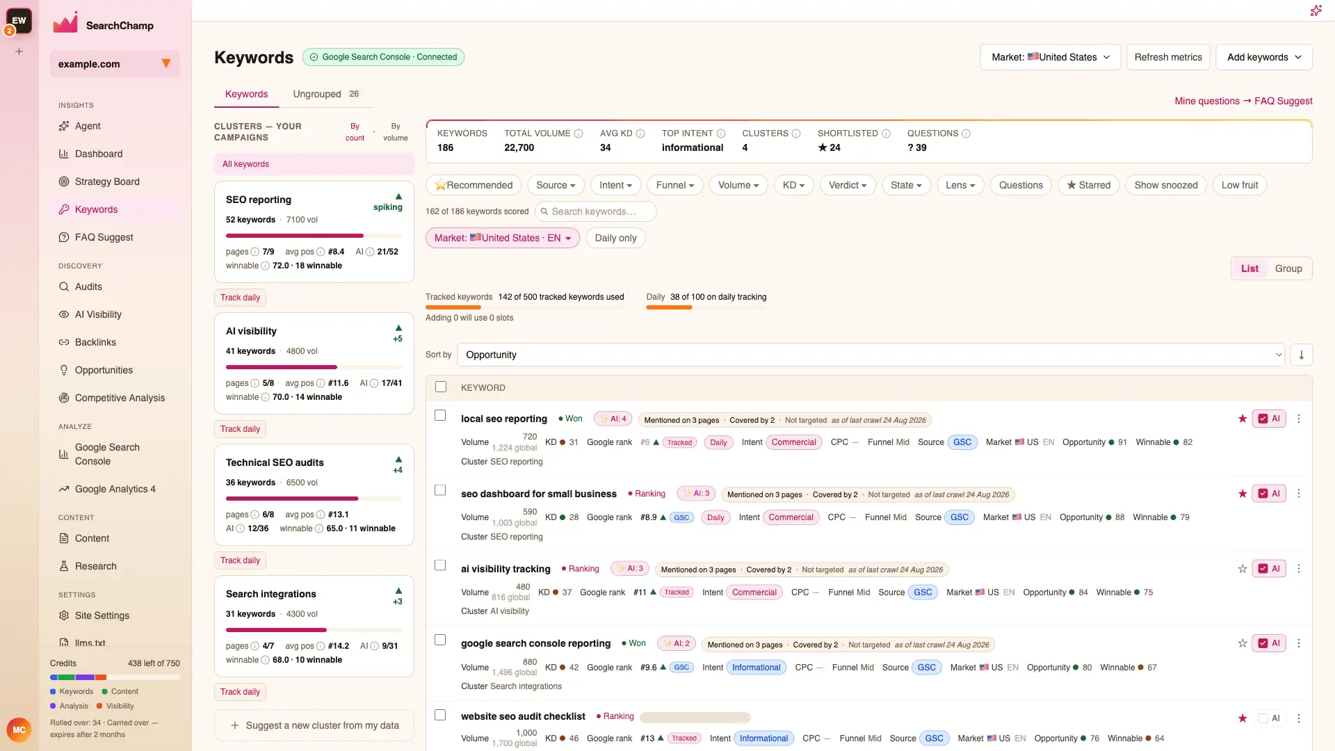 Screenshot 4 of SearchChamp