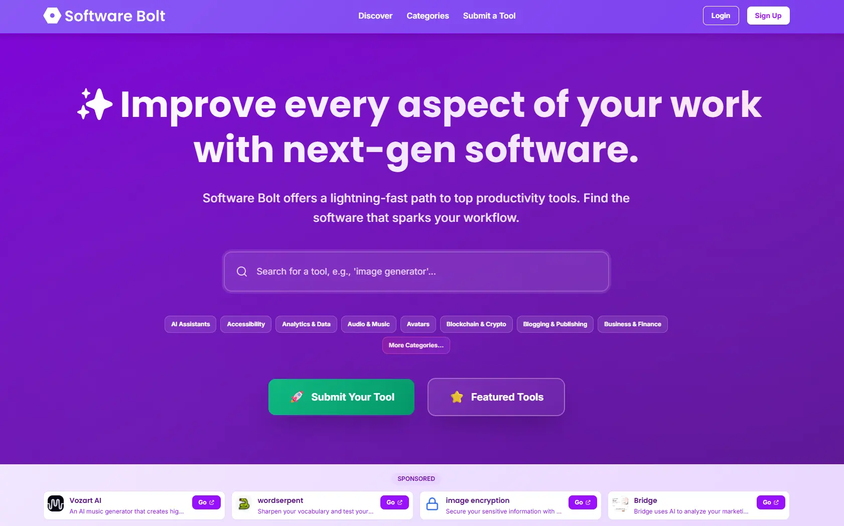 Screenshot 1 of Software Bolt