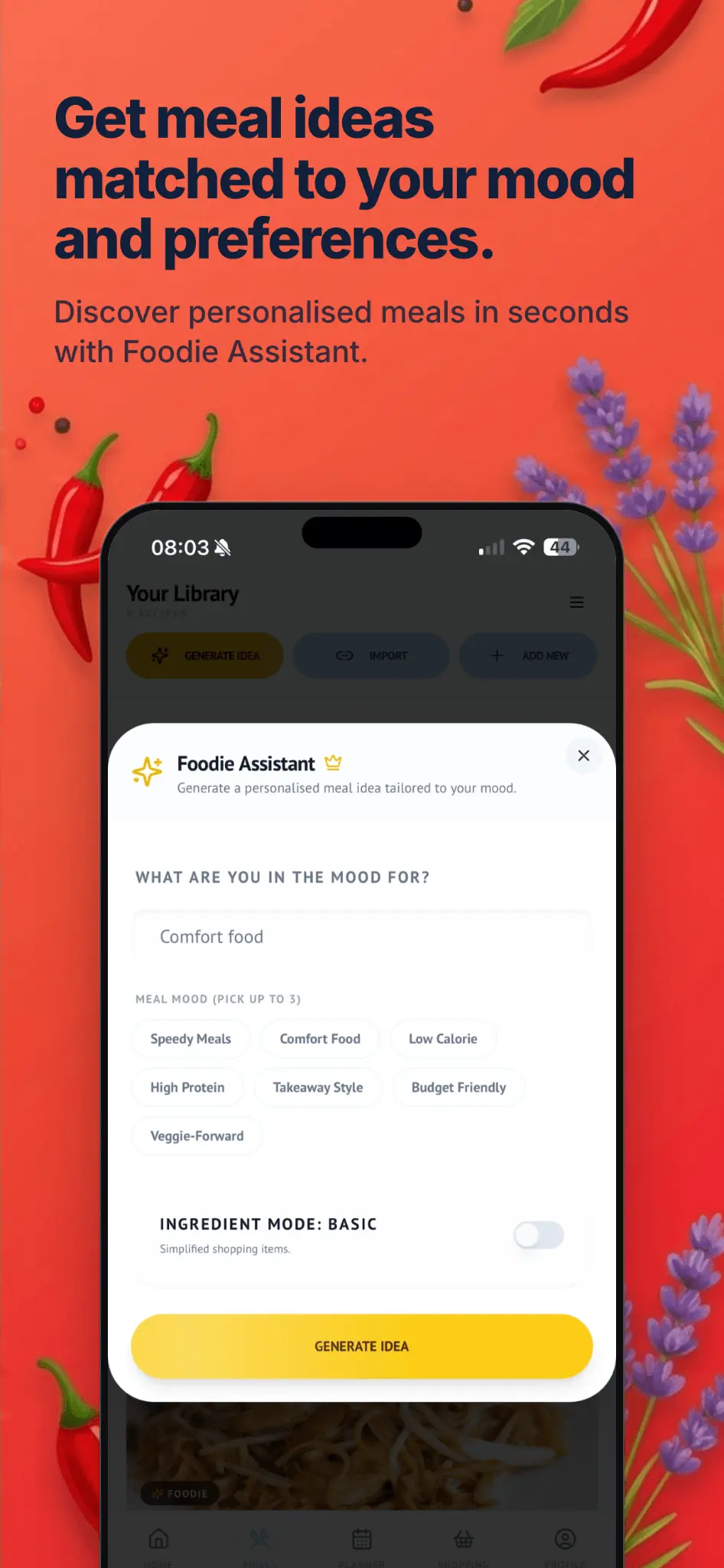 Screenshot 1 of FoodieFlow