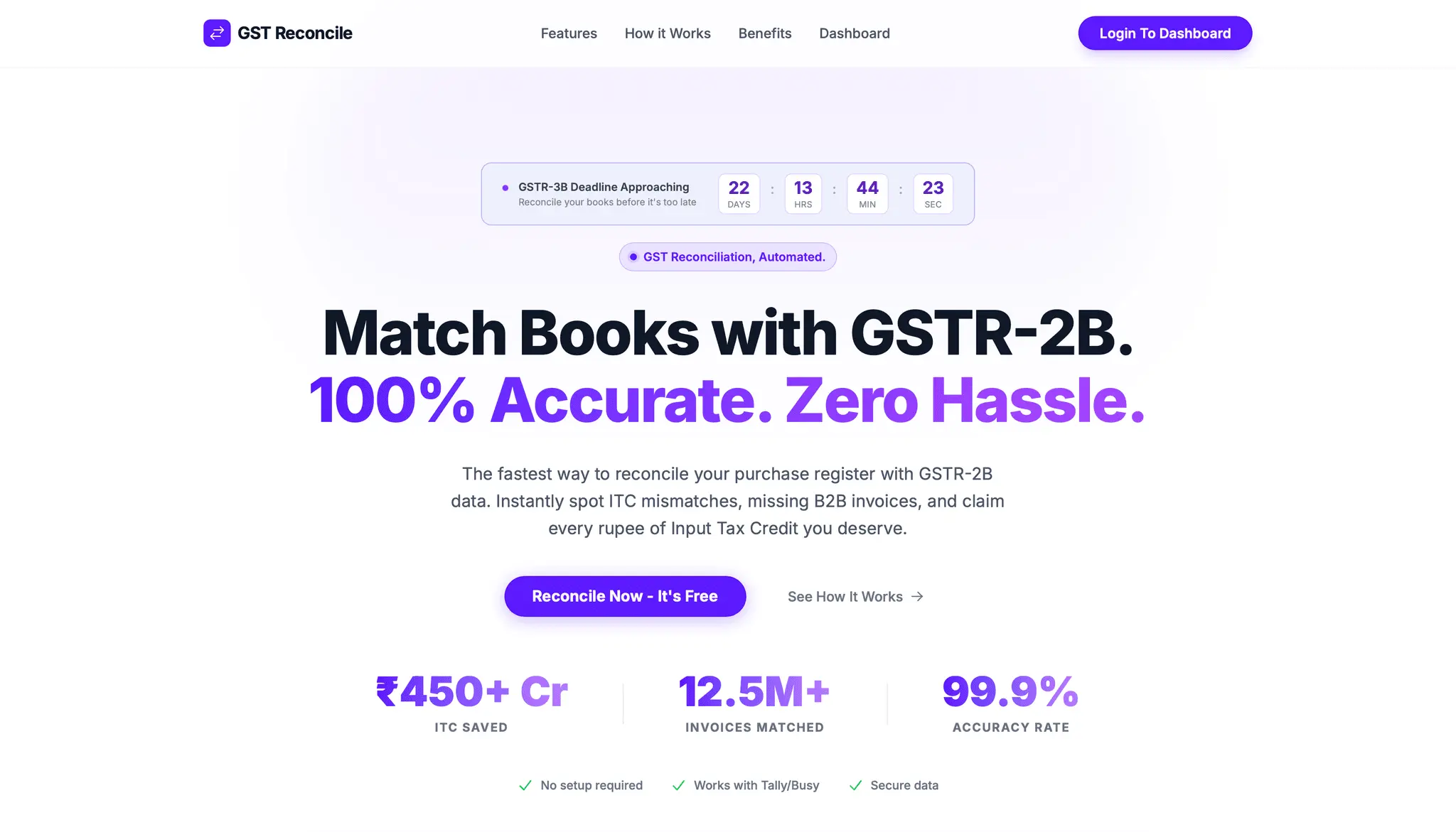 Screenshot 2 of GST Reconcile