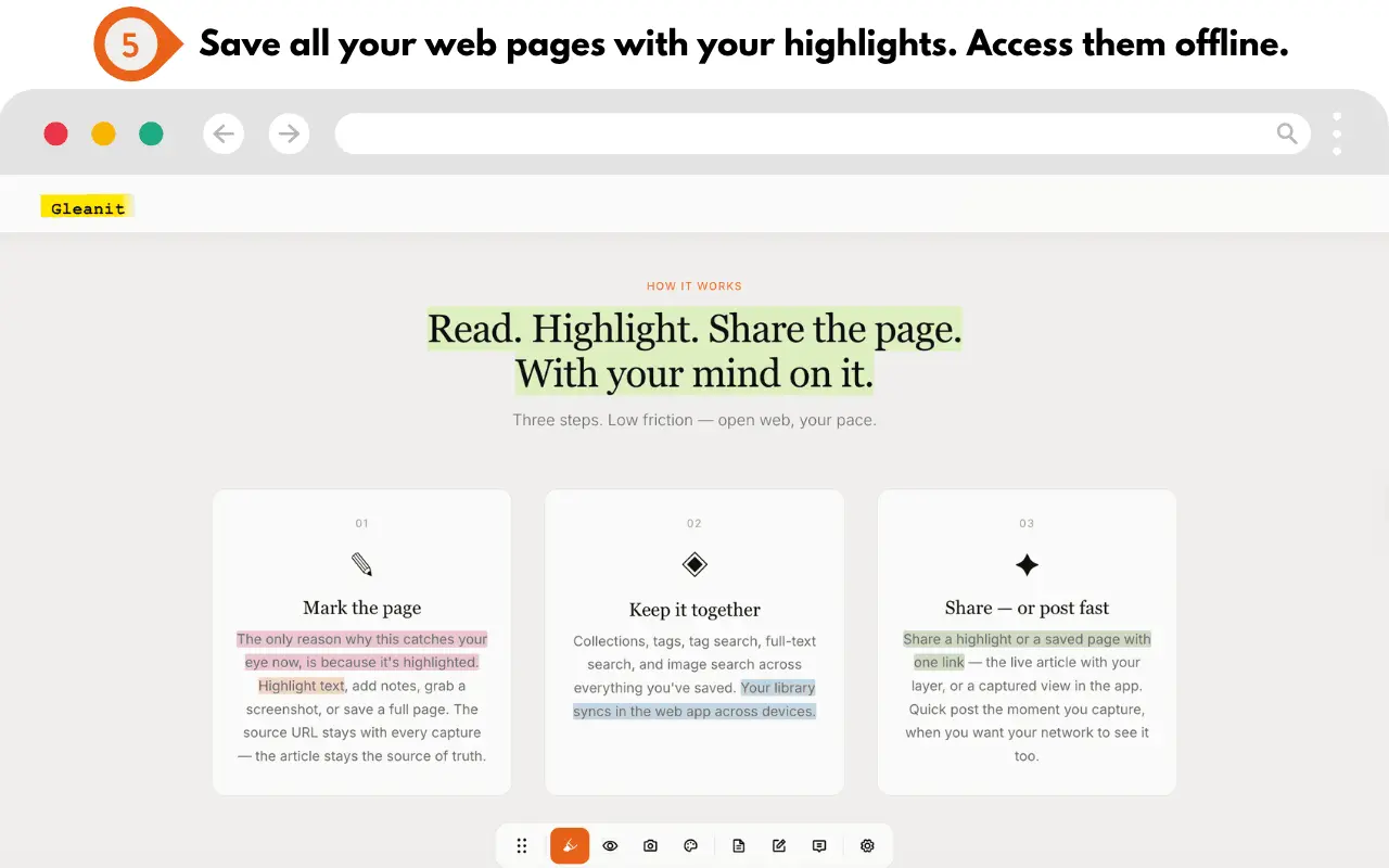 Screenshot 5 of Gleanit