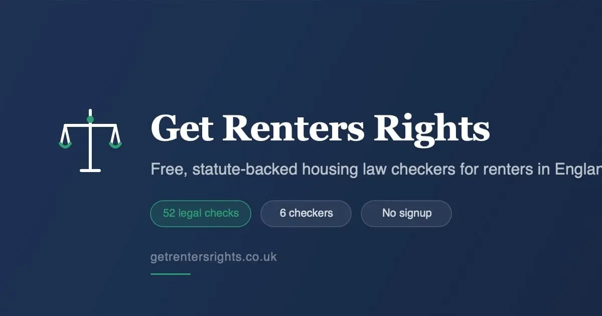 Screenshot 1 of GetRentersRights