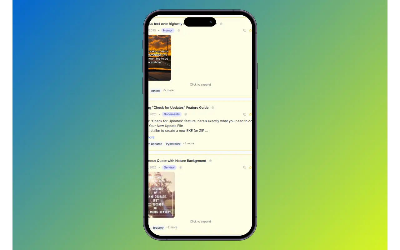 Screenshot 3 of Big Clipboard
