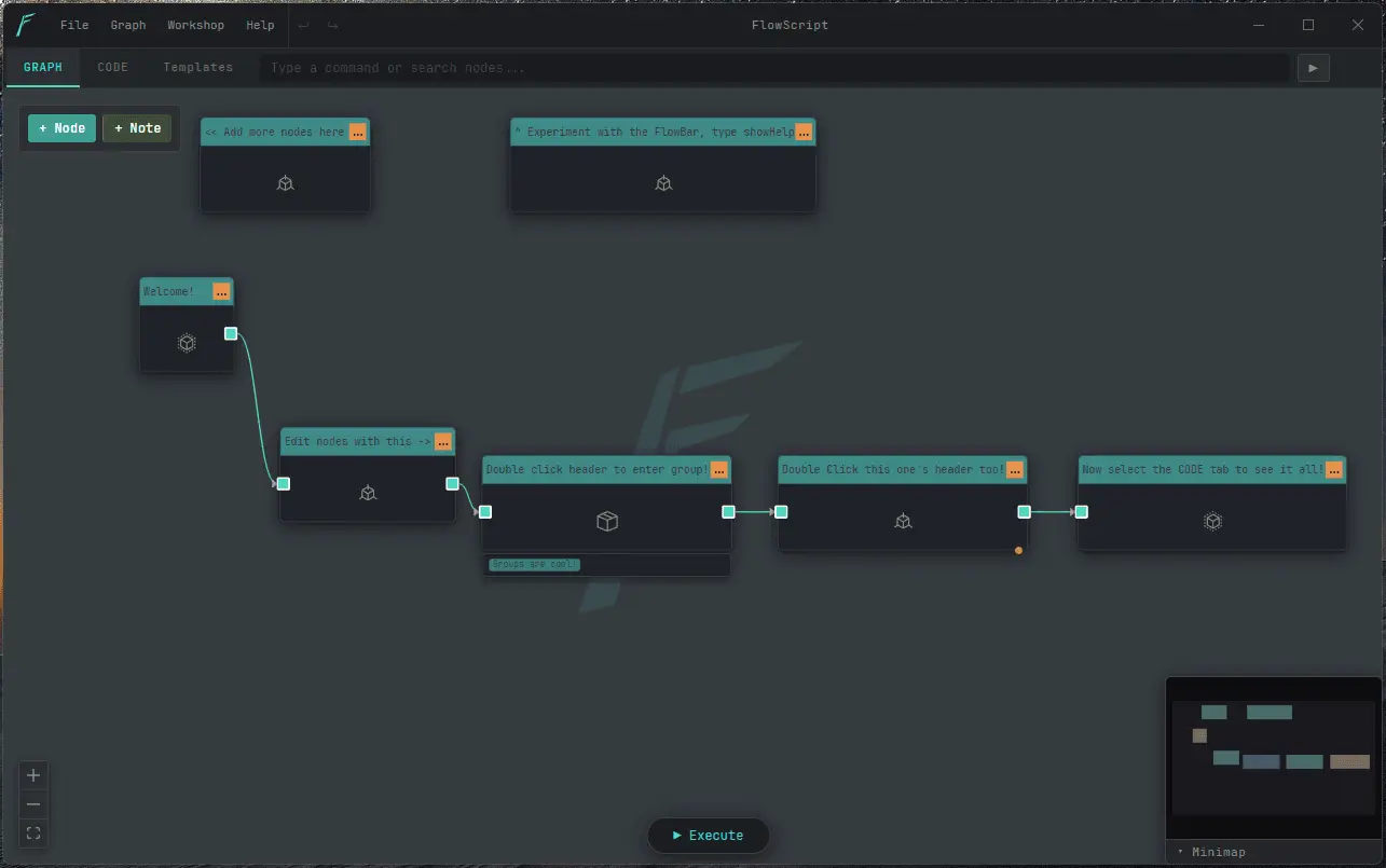 Screenshot 2 of FlowScript