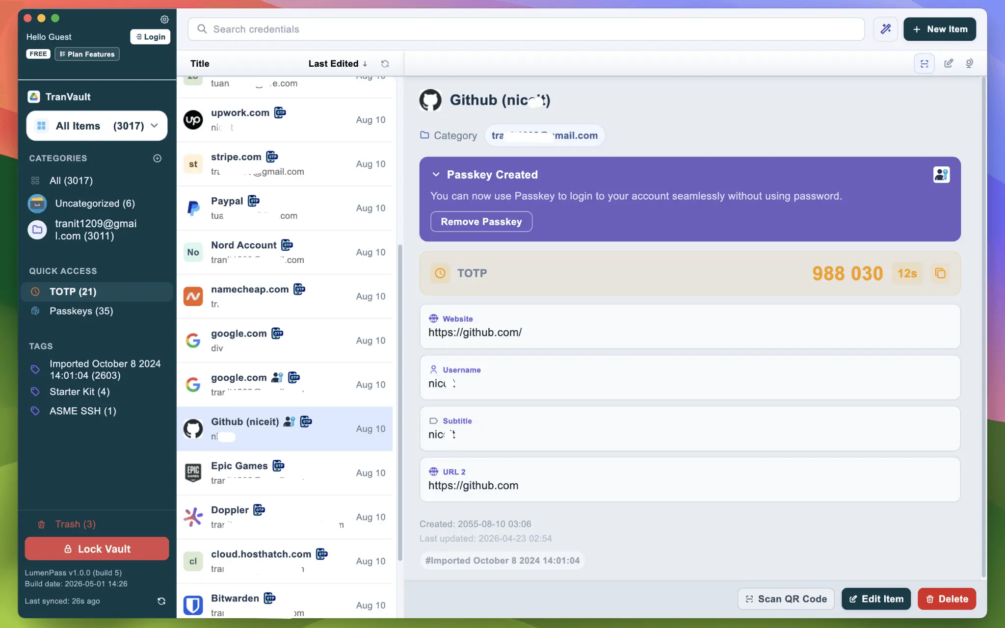 Screenshot 5 of LumenPass - Password Manager
