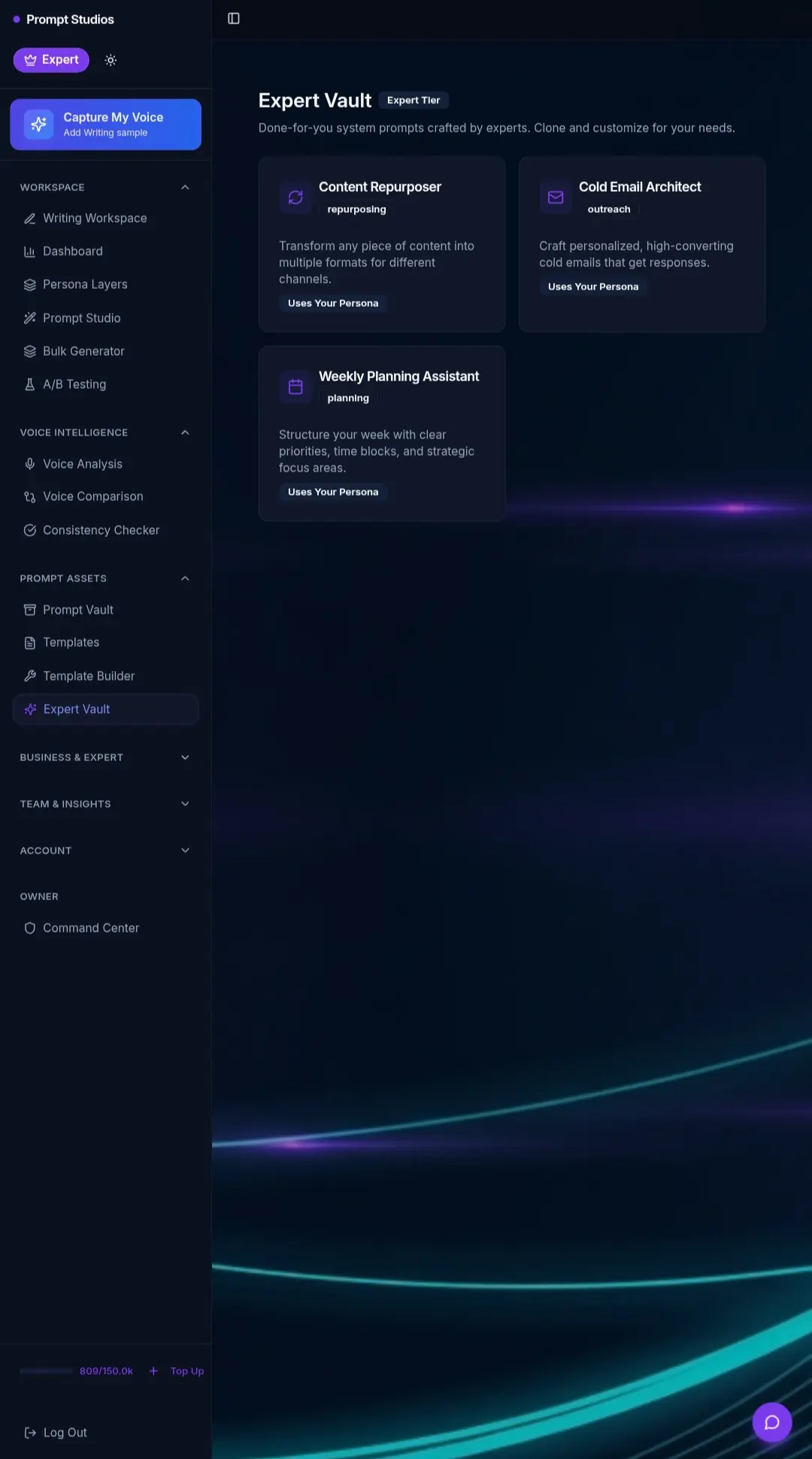 Screenshot 2 of PromptForge