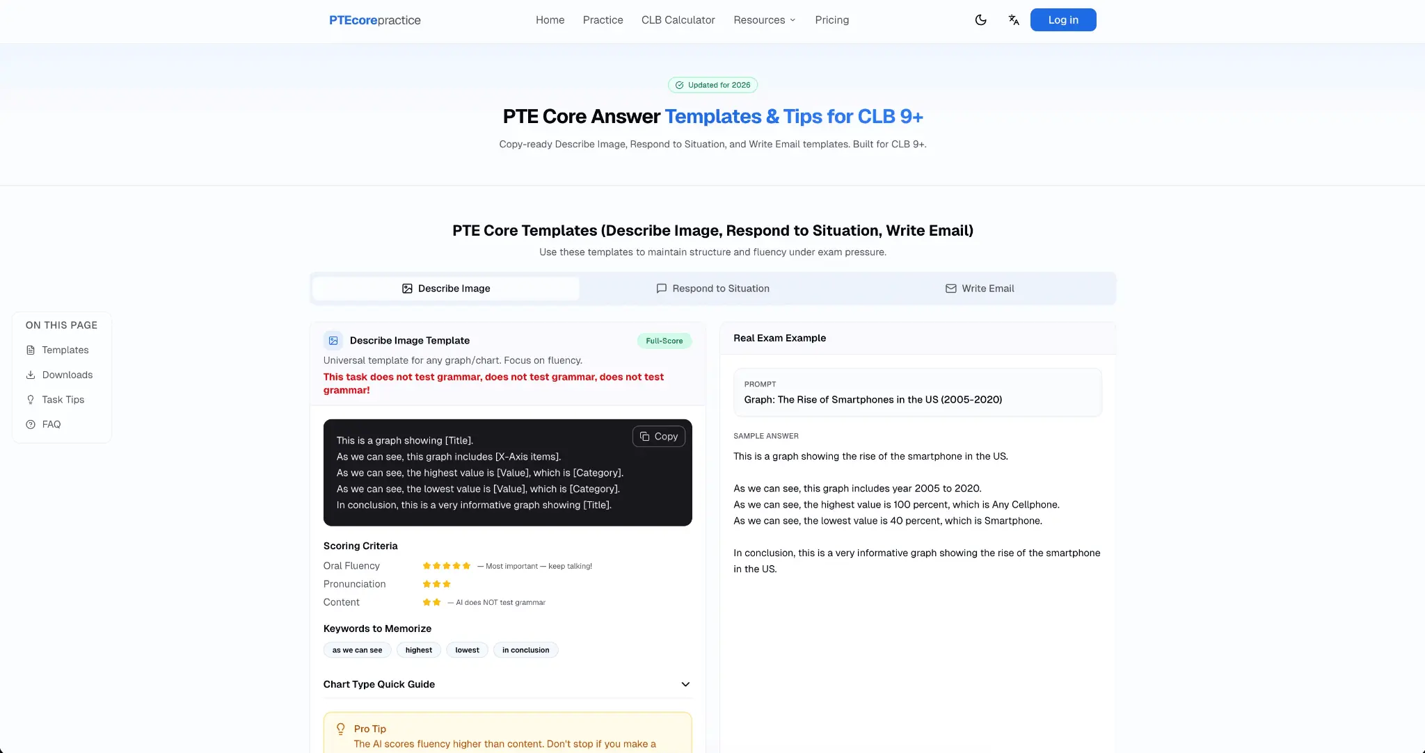 Screenshot 1 of PTE Core Practice