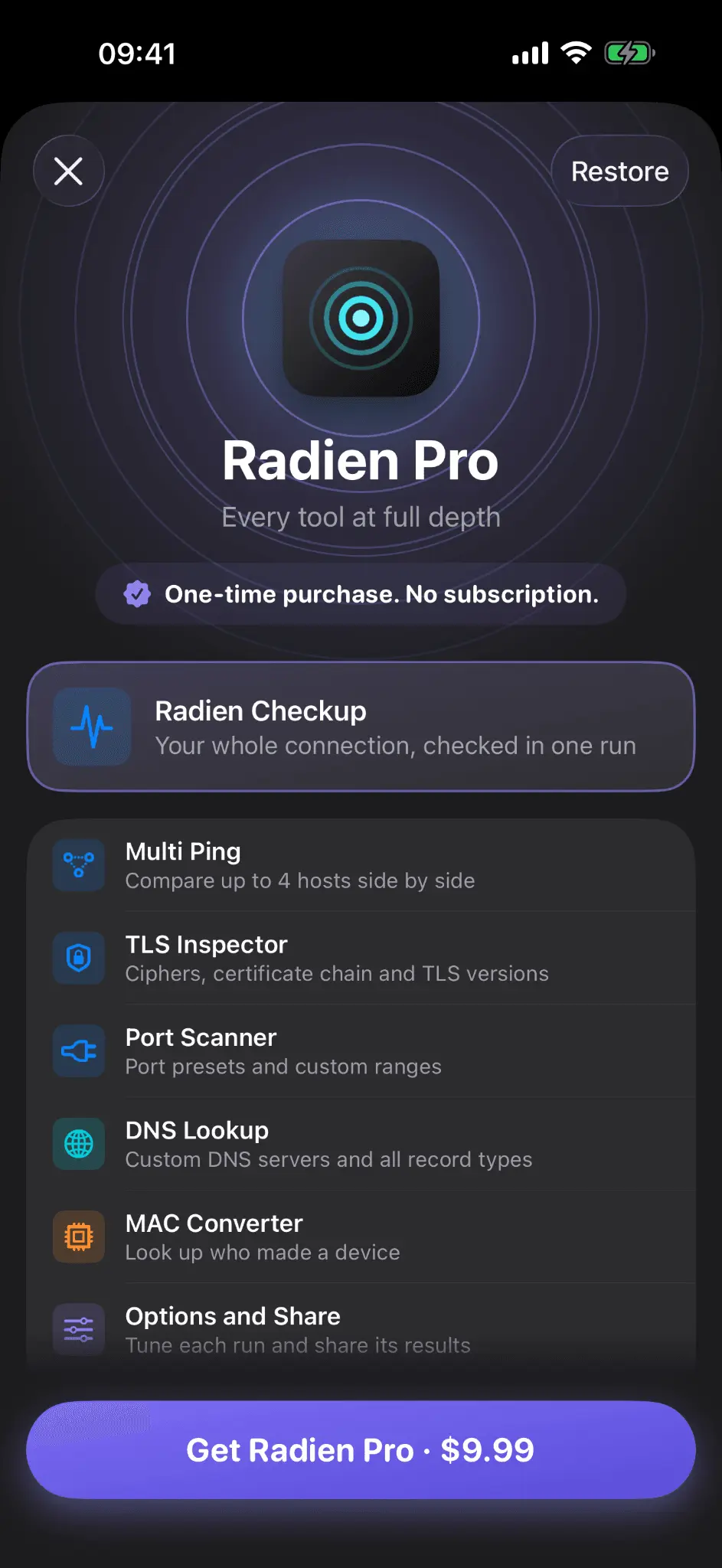 Screenshot 10 of Radien: Network Toolbox