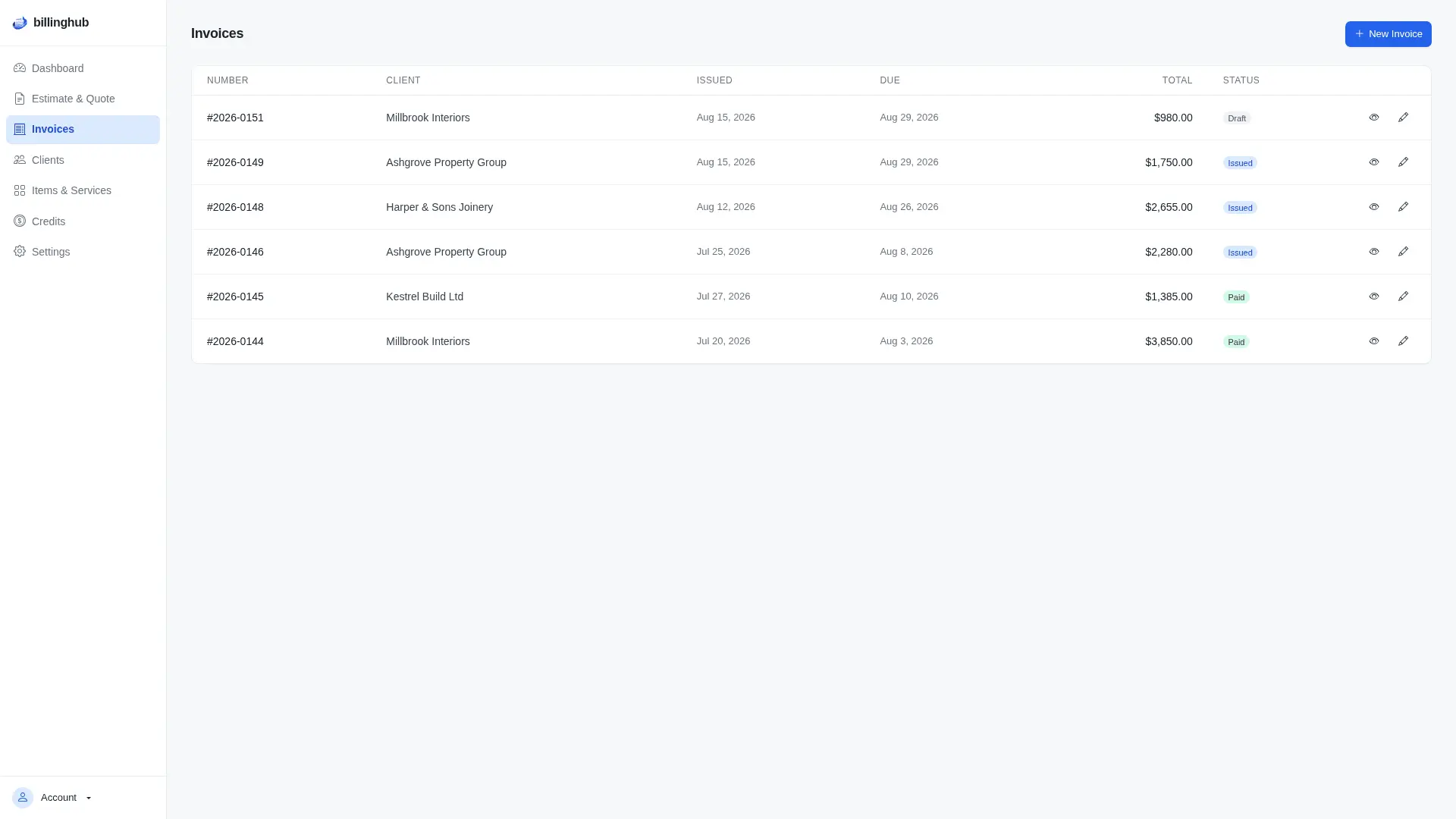Screenshot 3 of BillingHub