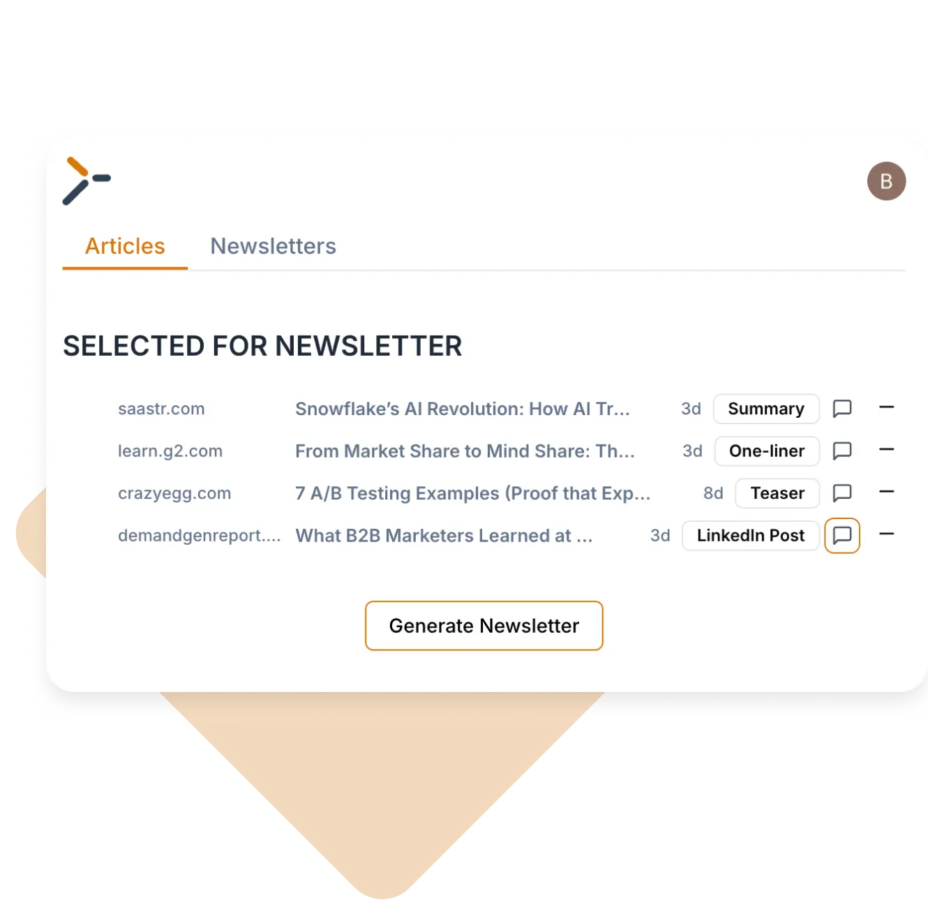 Screenshot 3 of ZestScout — AI Content Curation & Post