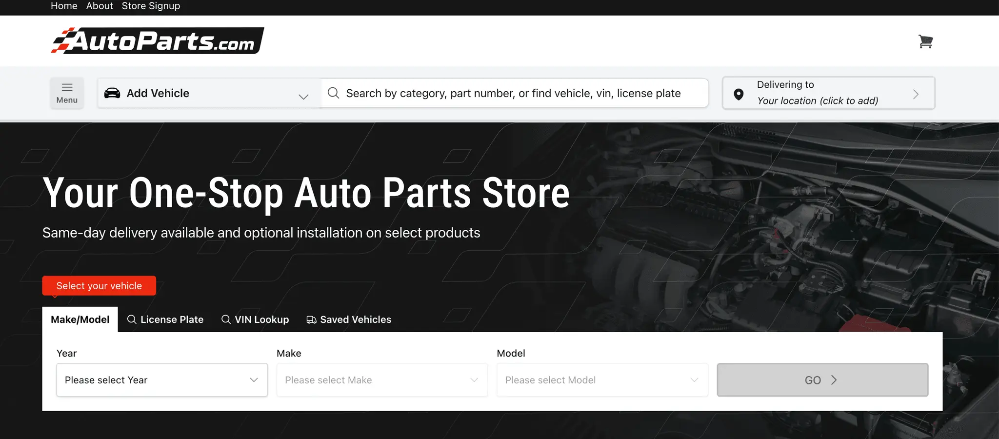 Screenshot 1 of Autoparts.com