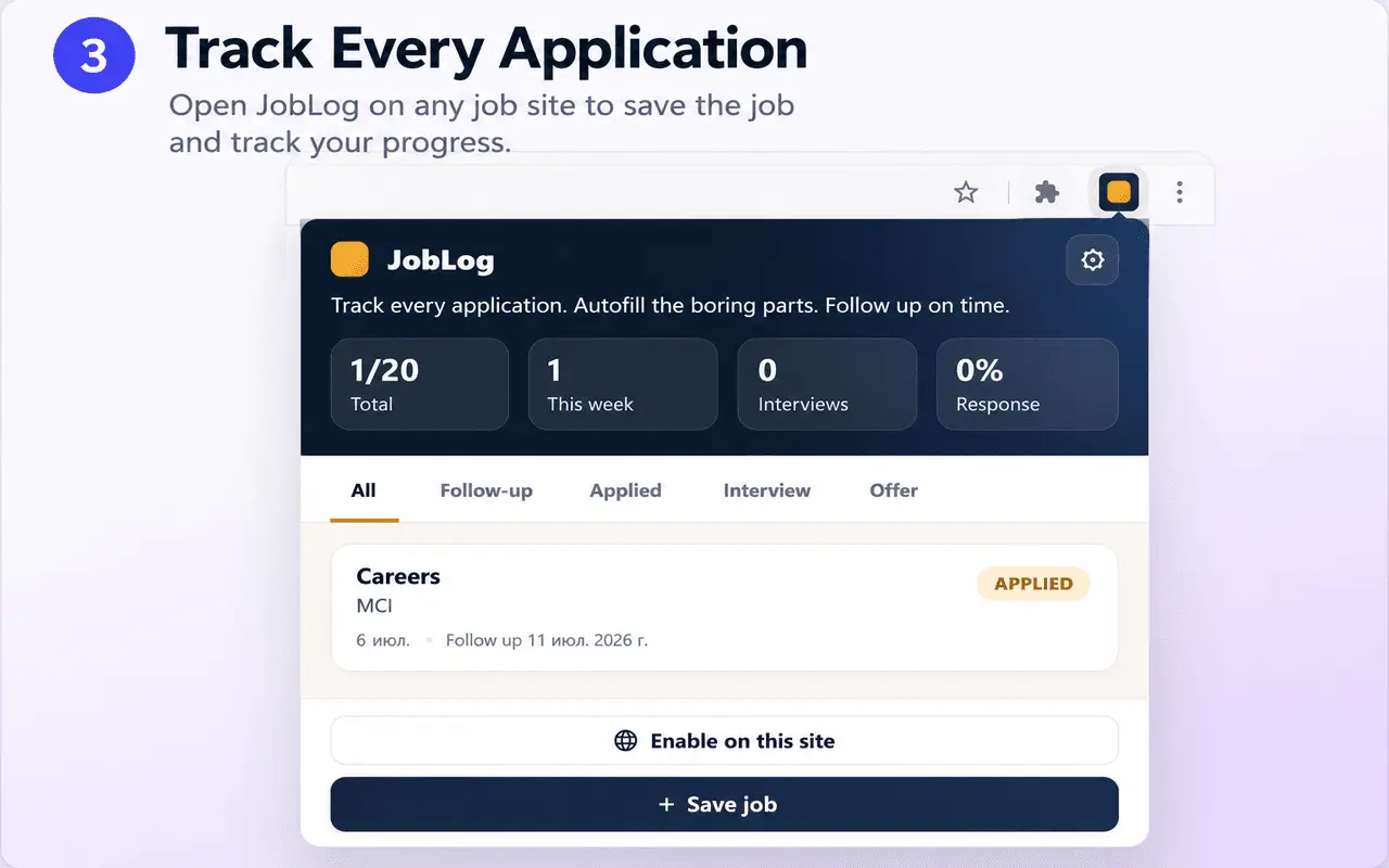 Screenshot 3 of JobLog