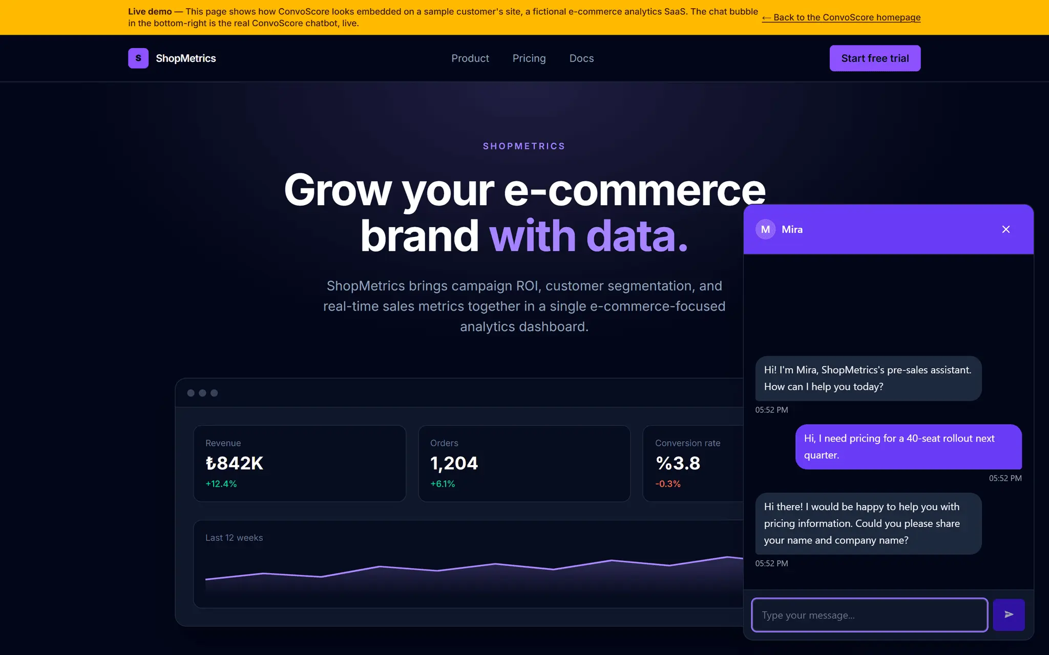 Screenshot 2 of ConvoScore