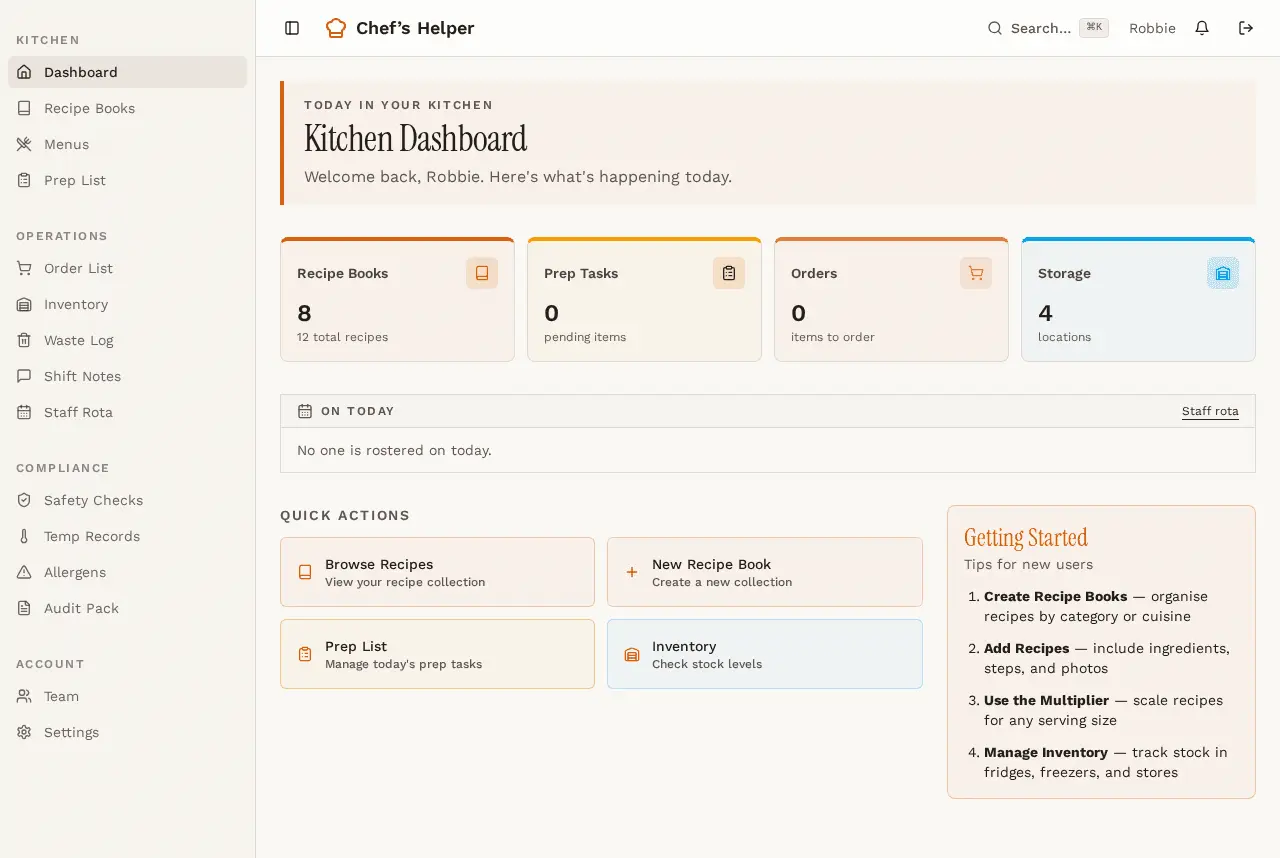 Screenshot 2 of Chef's Helper