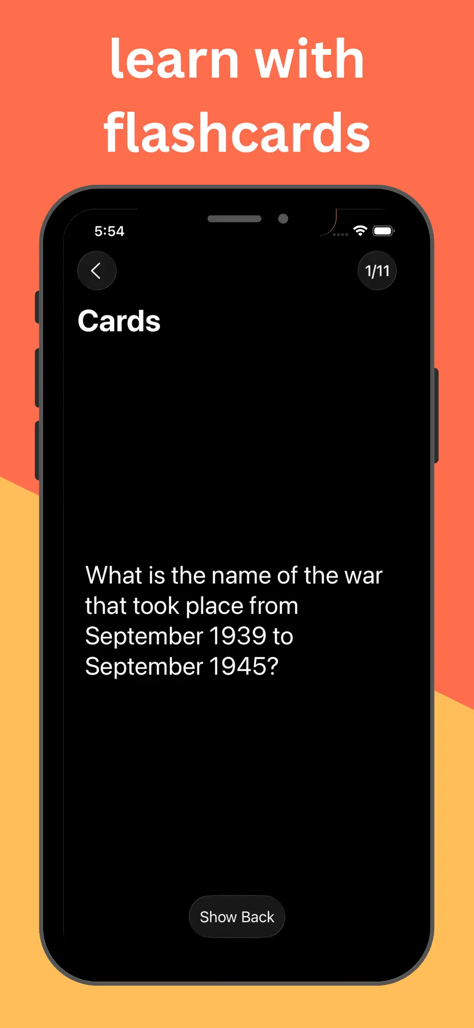 Screenshot 5 of iLearn: AI Flashcards & Notes