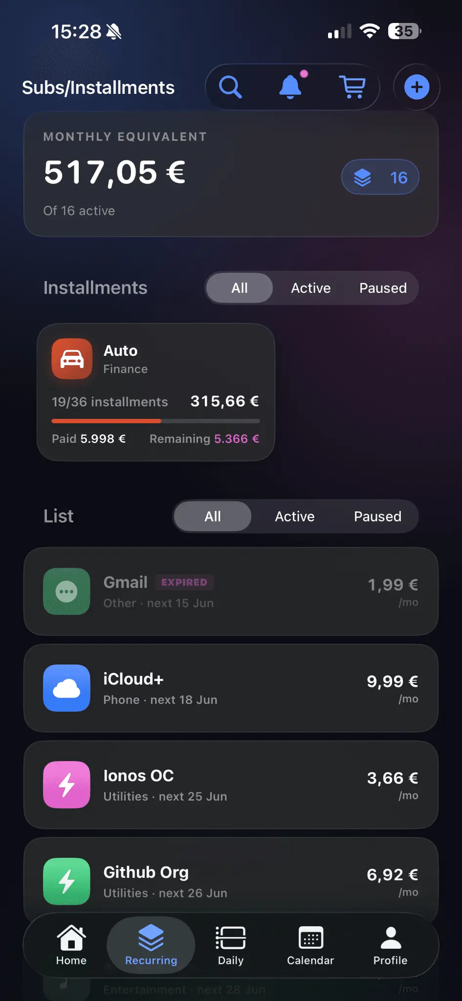 Screenshot 5 of ForeSpend