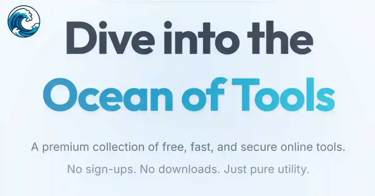 Screenshot 1 of Ocean of Tools - Free Online Tools